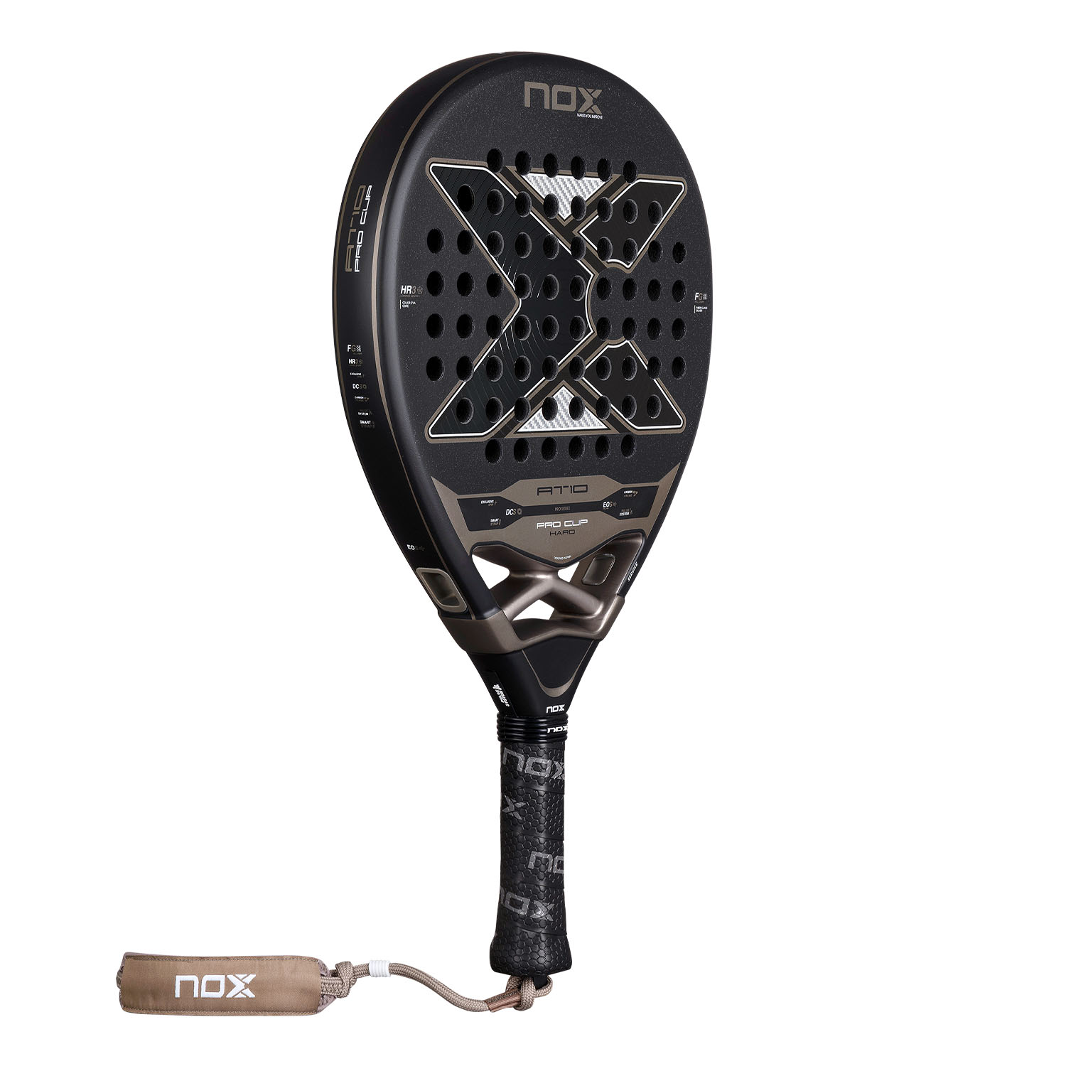NOX AT10 Pro Cup Hard Padel - Black/Olive
