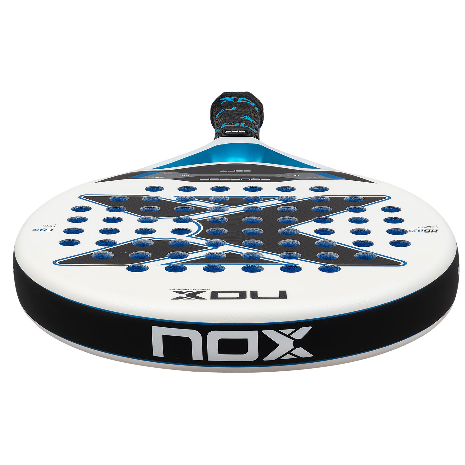 NOX Equation Soft Advanced Padel - White/Blue