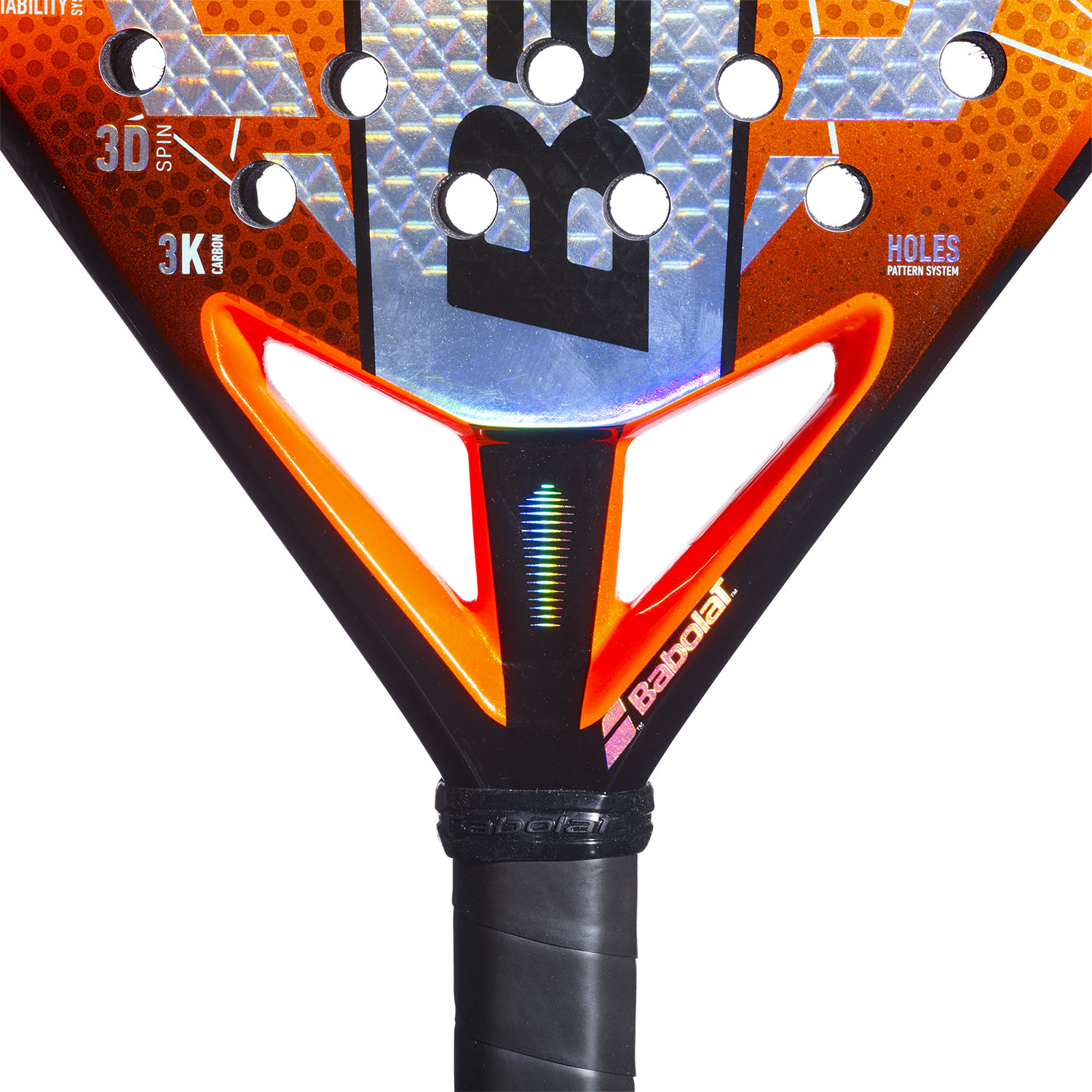 Babolat Viper Juan Lebrón 3.0 Padel - Fluo Orange/Black