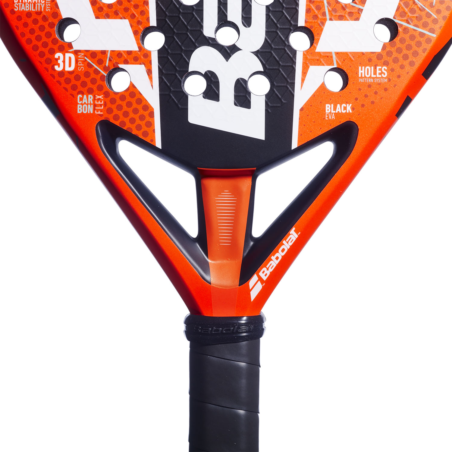 Babolat Veron Juan Lebrón 3.0 Padel - Fluo Orange/Black