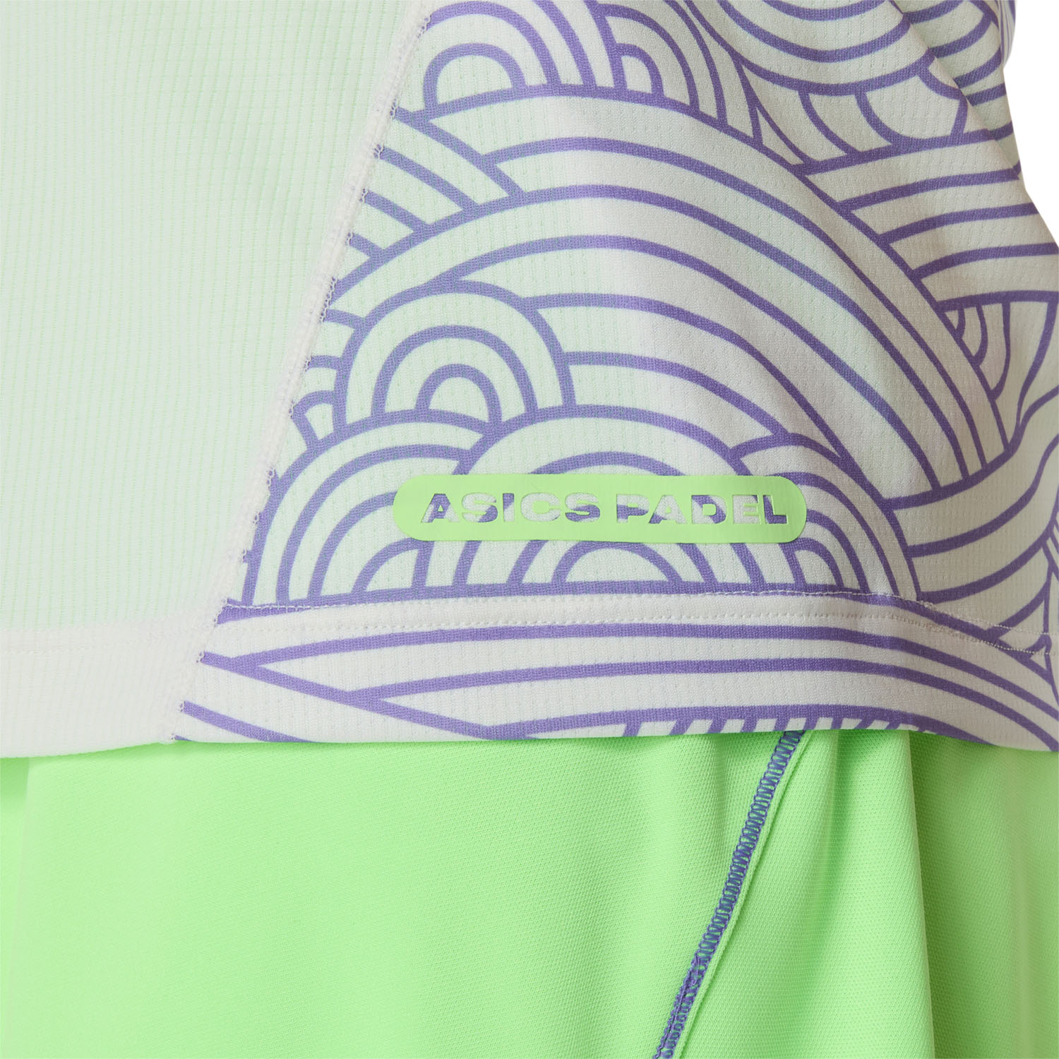 ASICS Court All Over Print Tank - Cream/Amethyst