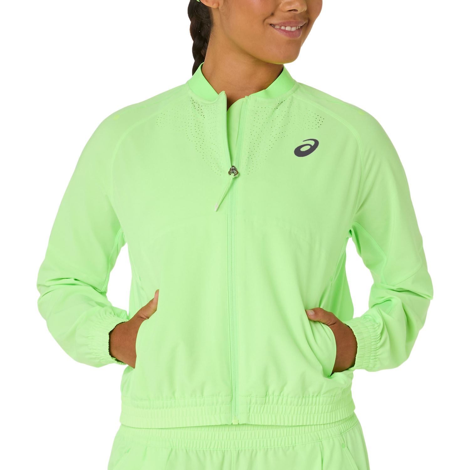 ASICS Match Chaqueta - Illuminate Green