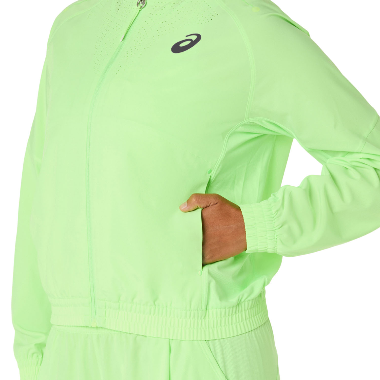 ASICS Match Chaqueta - Illuminate Green