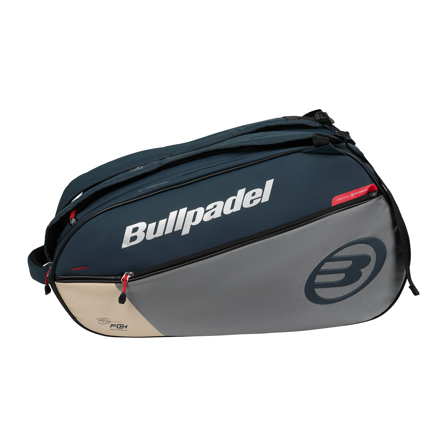 Bullpadel Neuron Logo Bolsa - Gris Oscuro