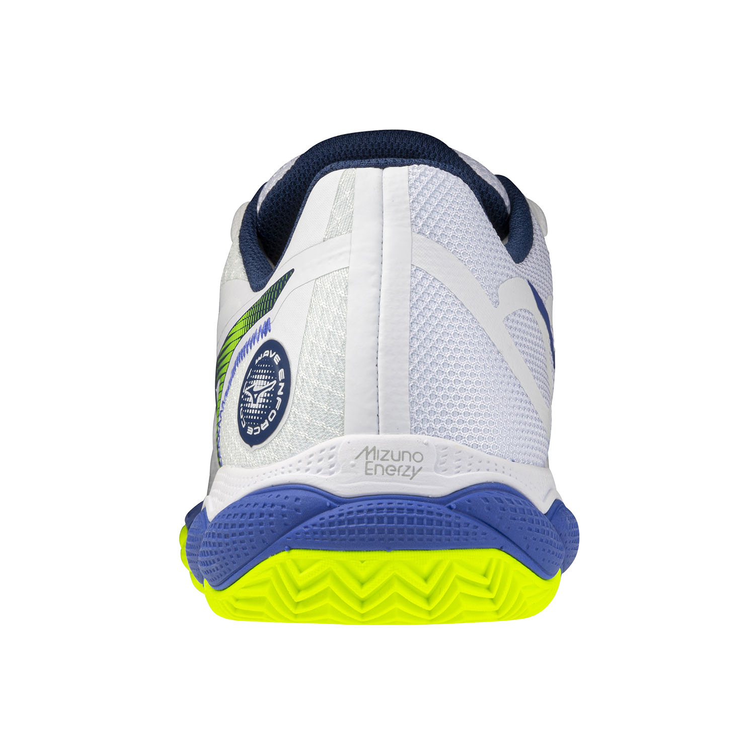 Mizuno Wave Enforce Court Clay - White/Dazzling Blue/Lightning Yellow