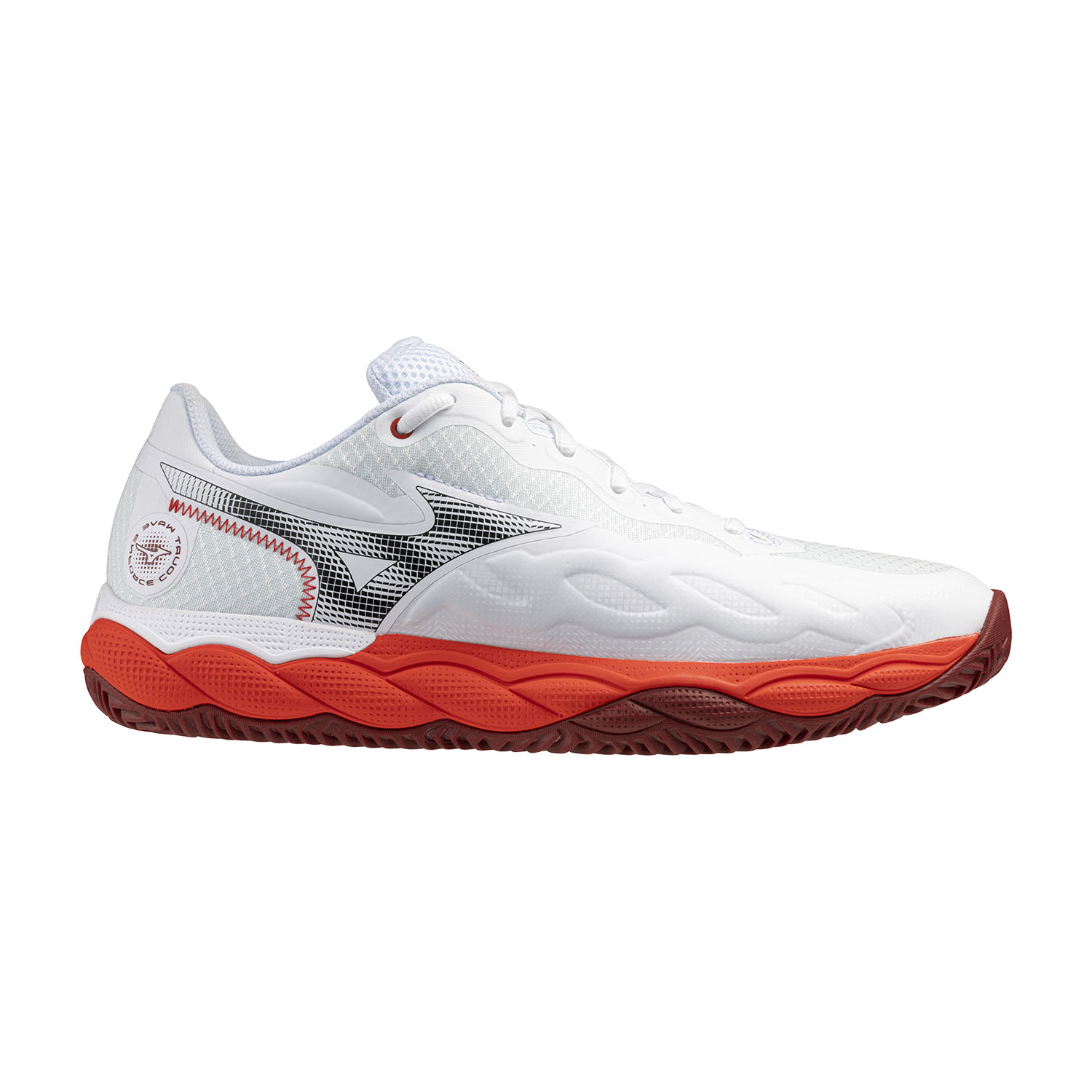 Mizuno Wave Enforce Court Clay - Fiery Red/White/Sun Dried Tomato