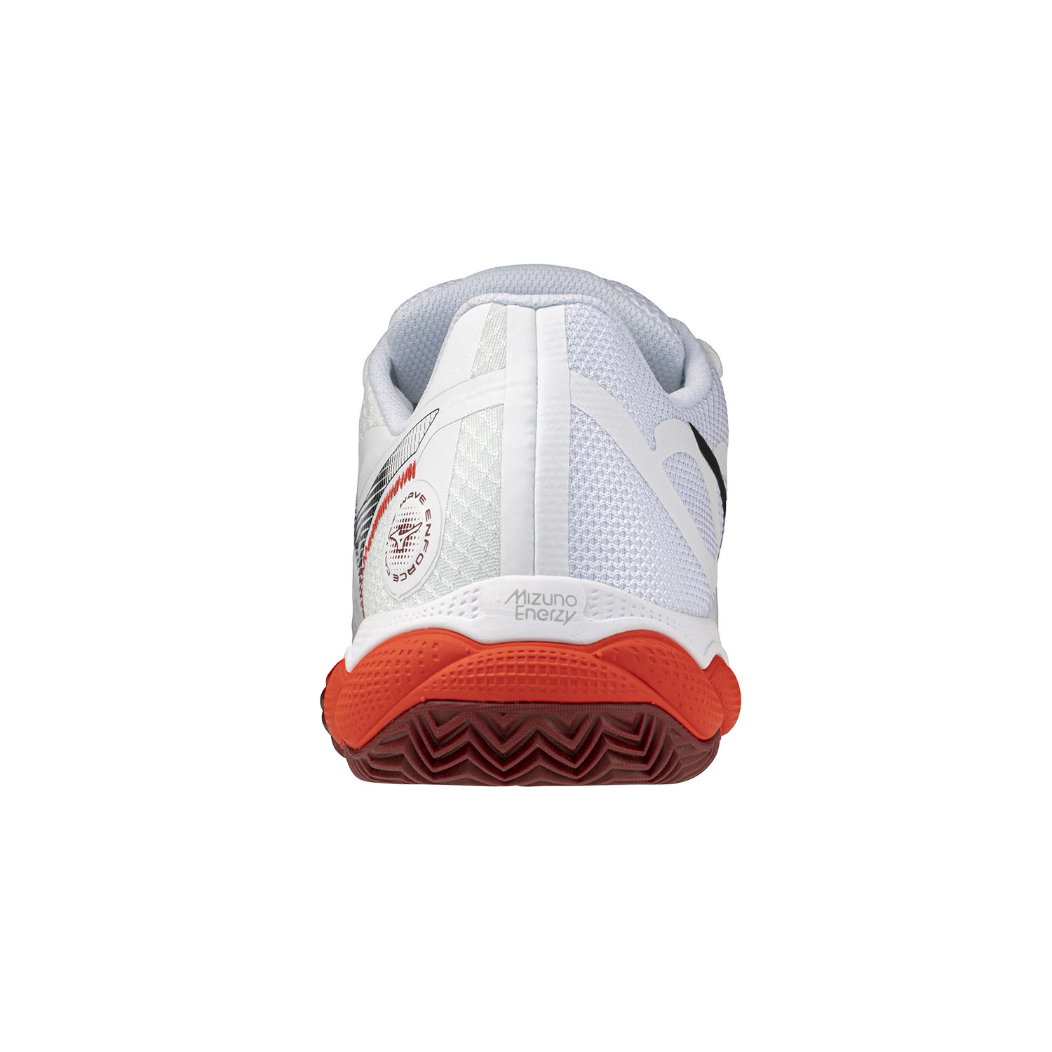 Mizuno Wave Enforce Court Clay - Fiery Red/White/Sun Dried Tomato
