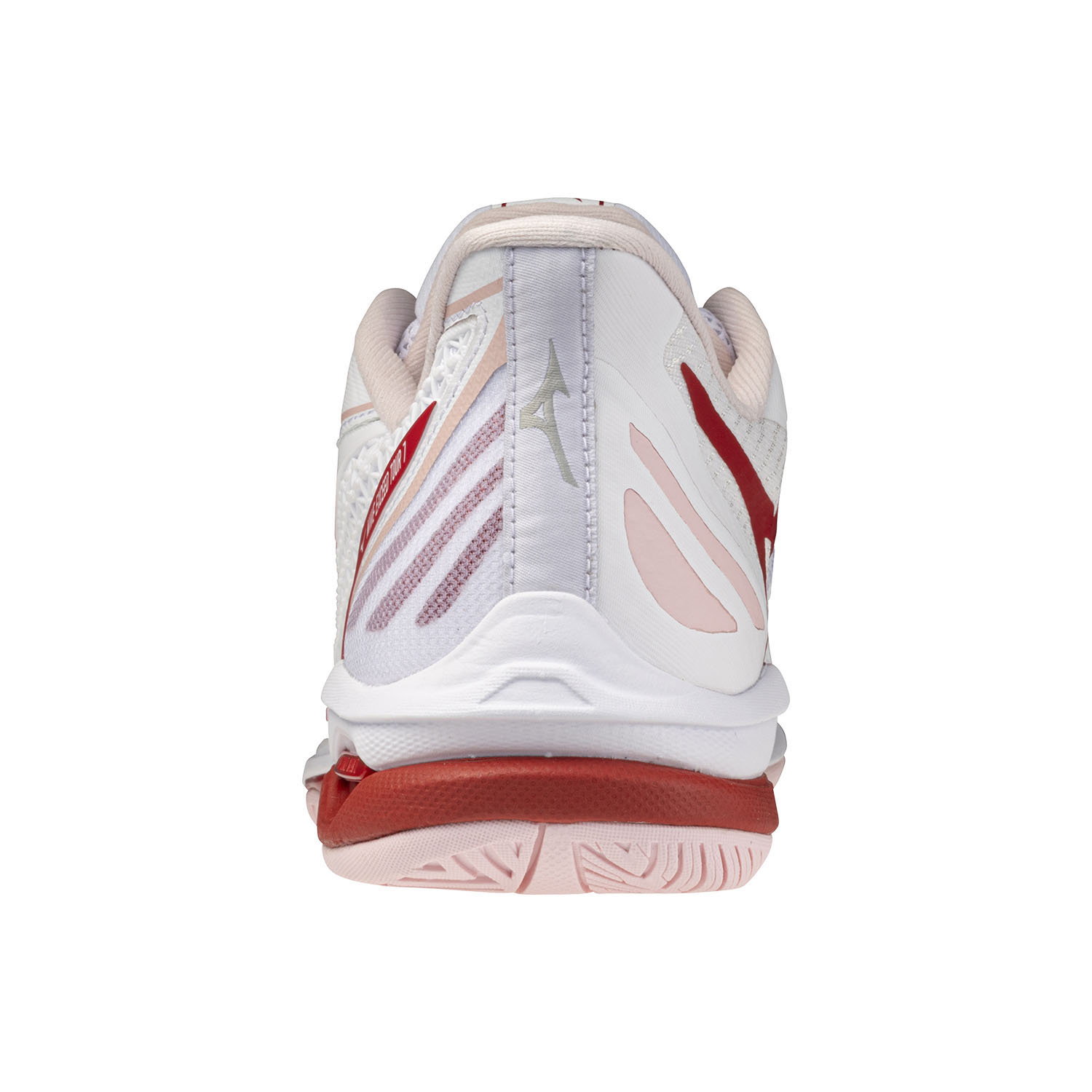 Mizuno Wave Exceed Tour 7 Clay - White/Fiery Red/Pinkesque
