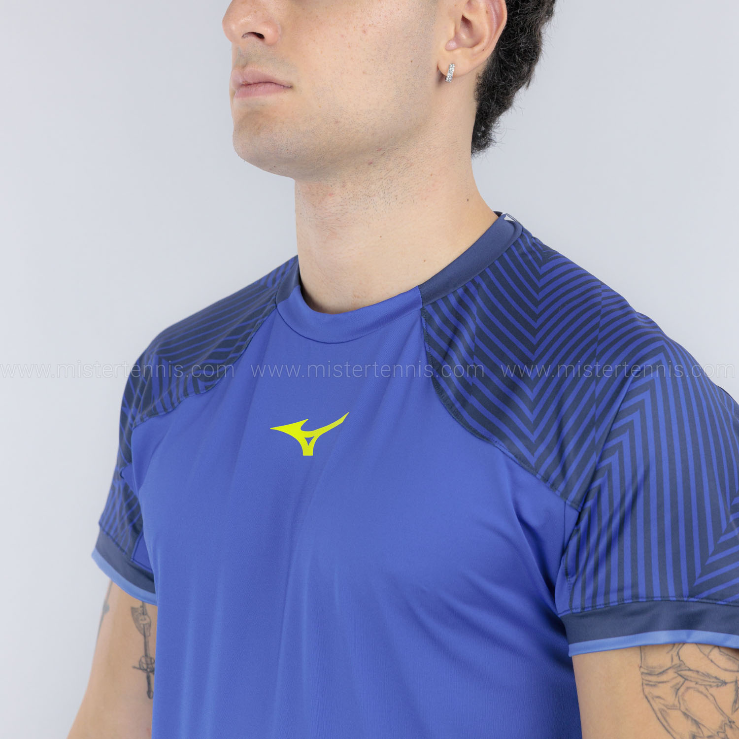Mizuno Stargazer Shadow T-Shirt - Dazzling Blue