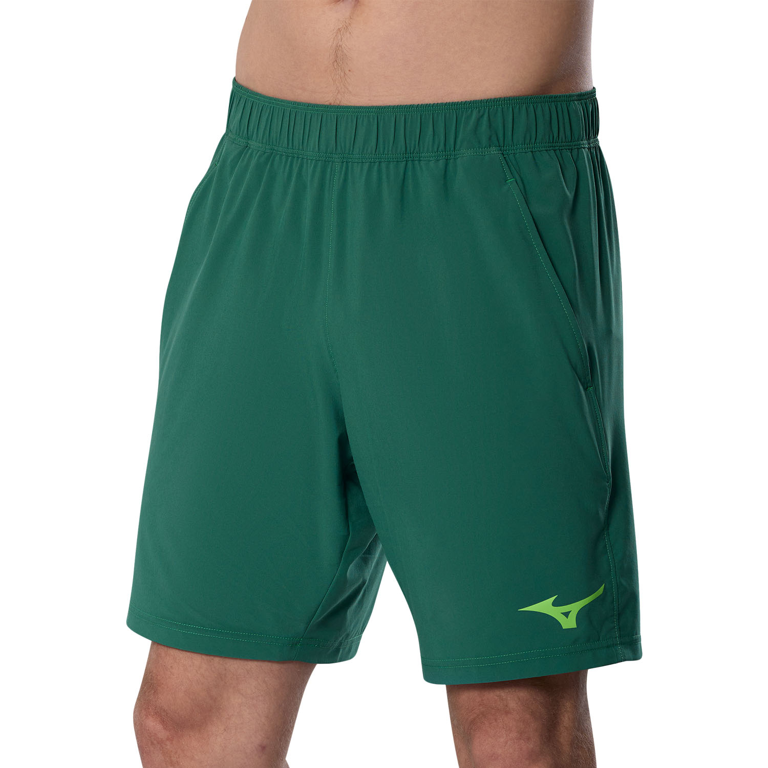 Mizuno Flex 8in Shorts - Follage Green