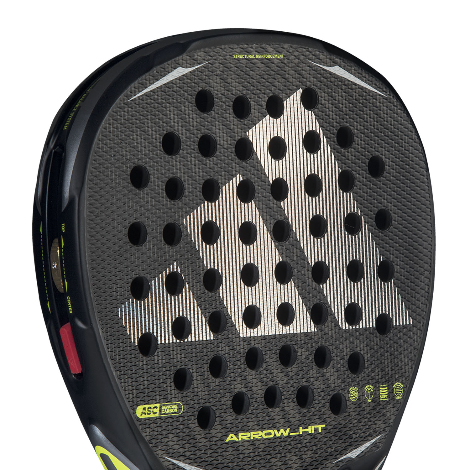 adidas Arrow Hit Padel - Black/Silver