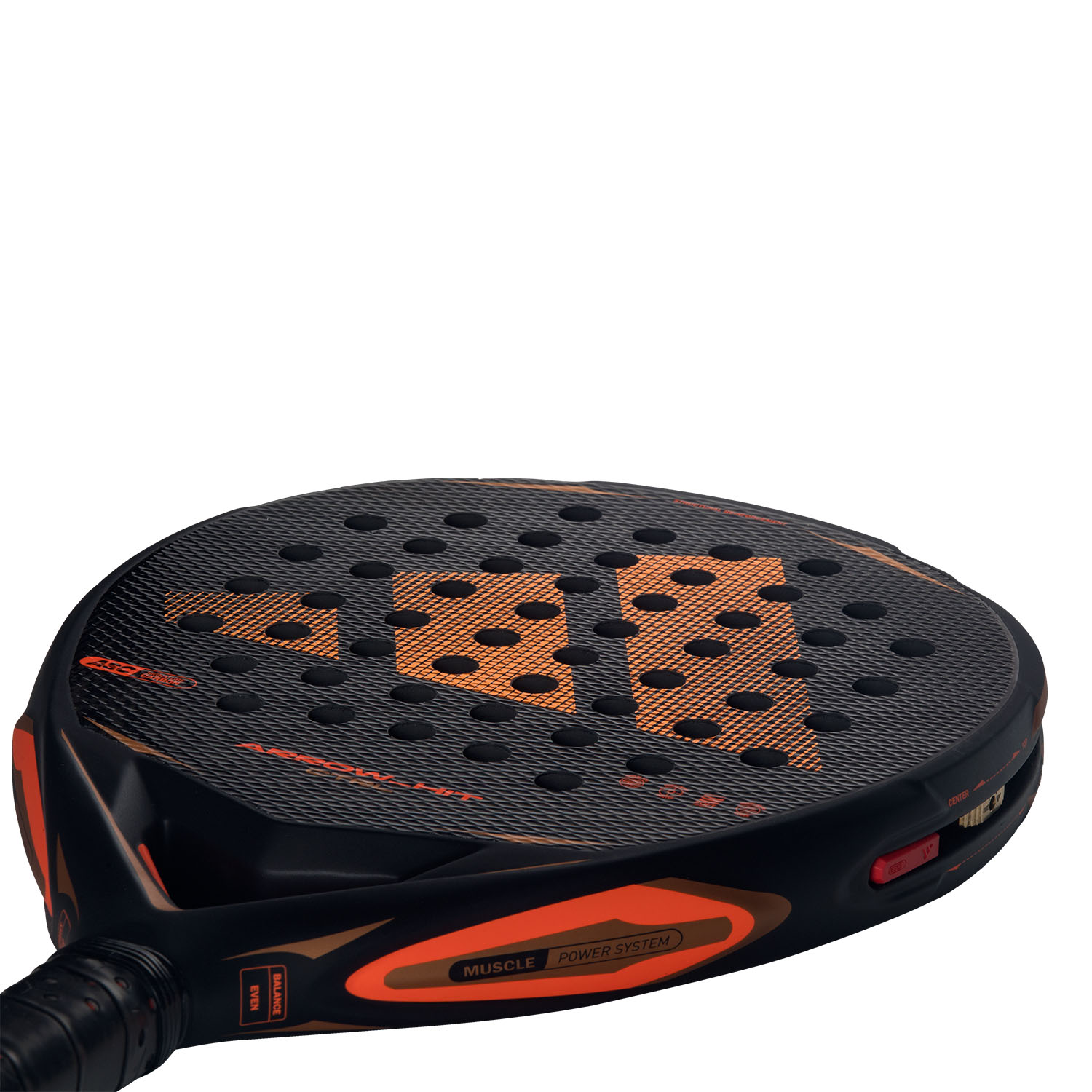 adidas Arrow Hit CTRL Padel - Black/Orange