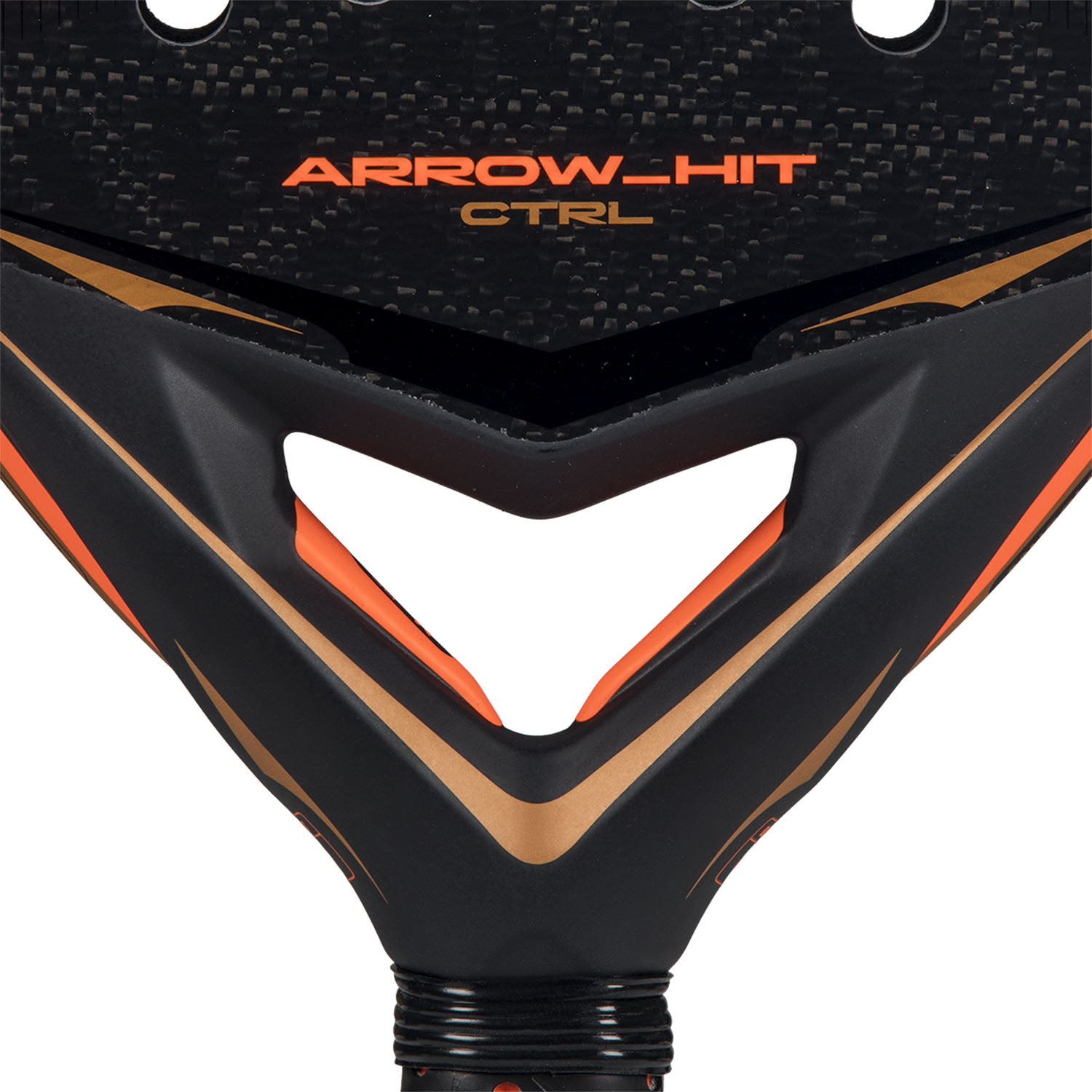 adidas Arrow Hit CTRL Padel - Black/Orange
