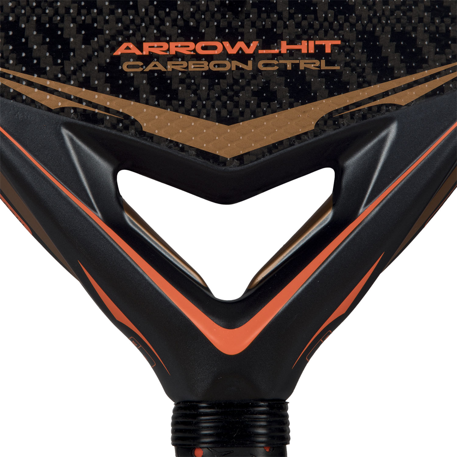 adidas Arrow Hit Carbon CTRL Padel - Anthracite/Orange