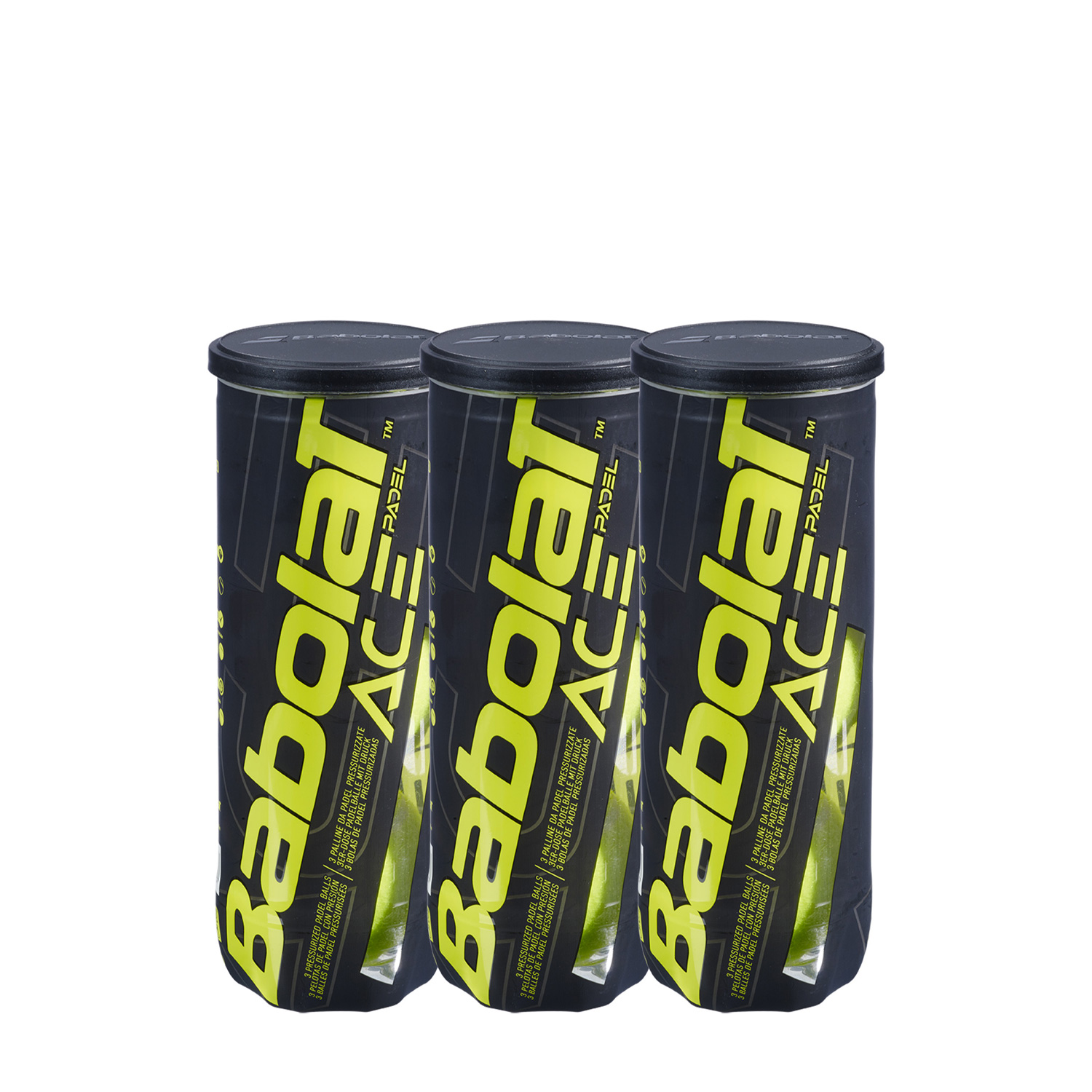 Babolat Ace Tripack - 3 Ball Cans