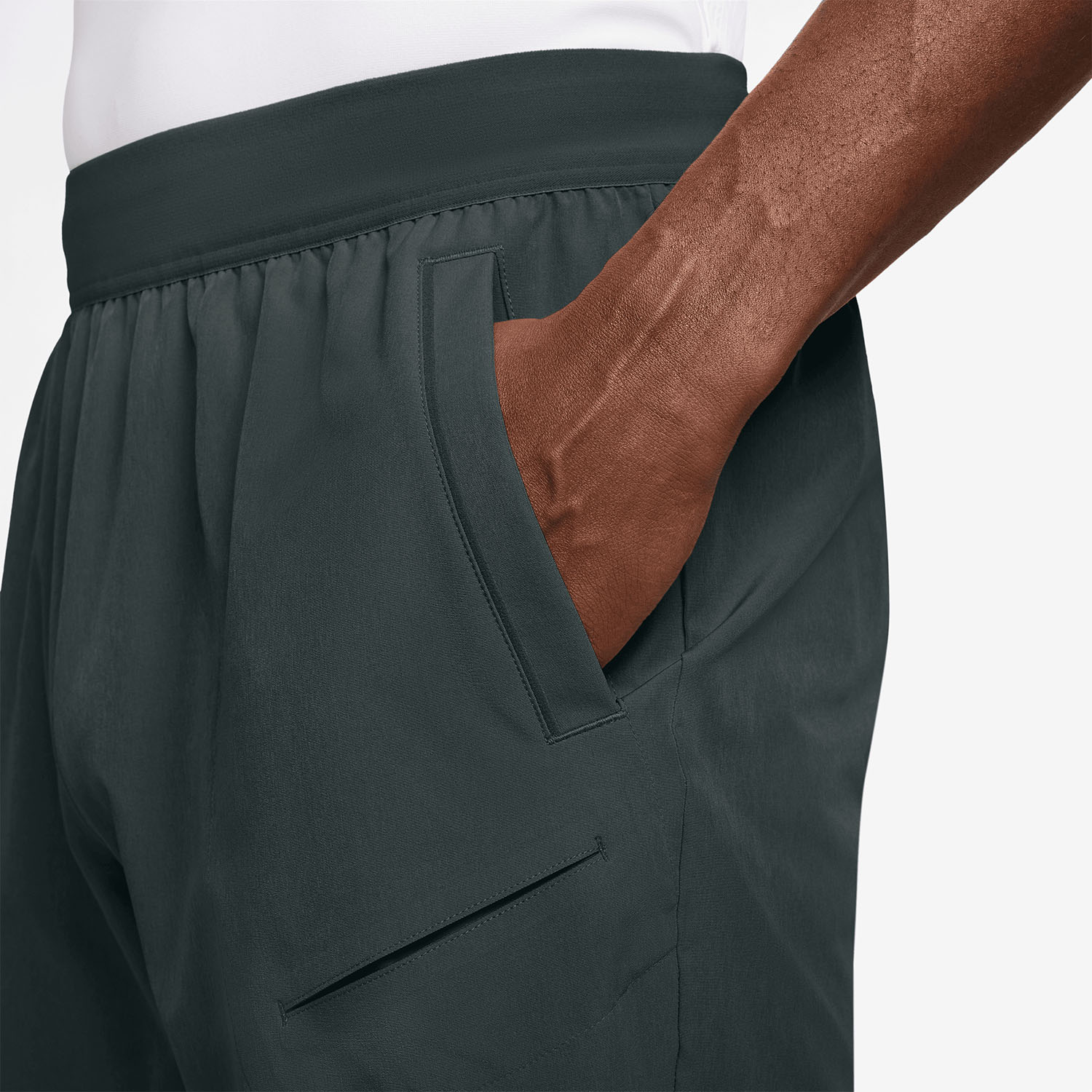 Nike Court Advantage 6in Shorts - Black Spruce/White