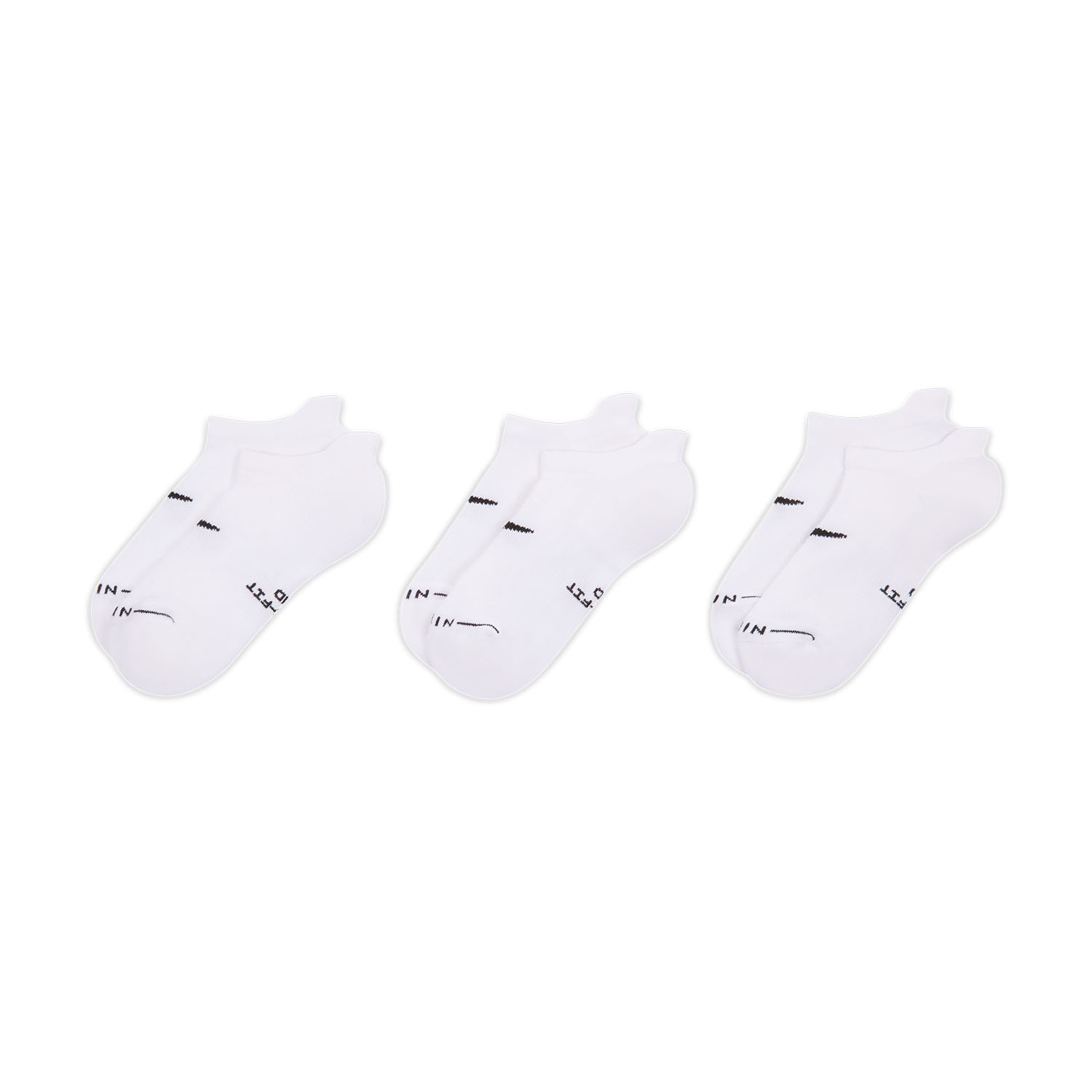 Nike Everyday Elevated Low x 3 Calze - White