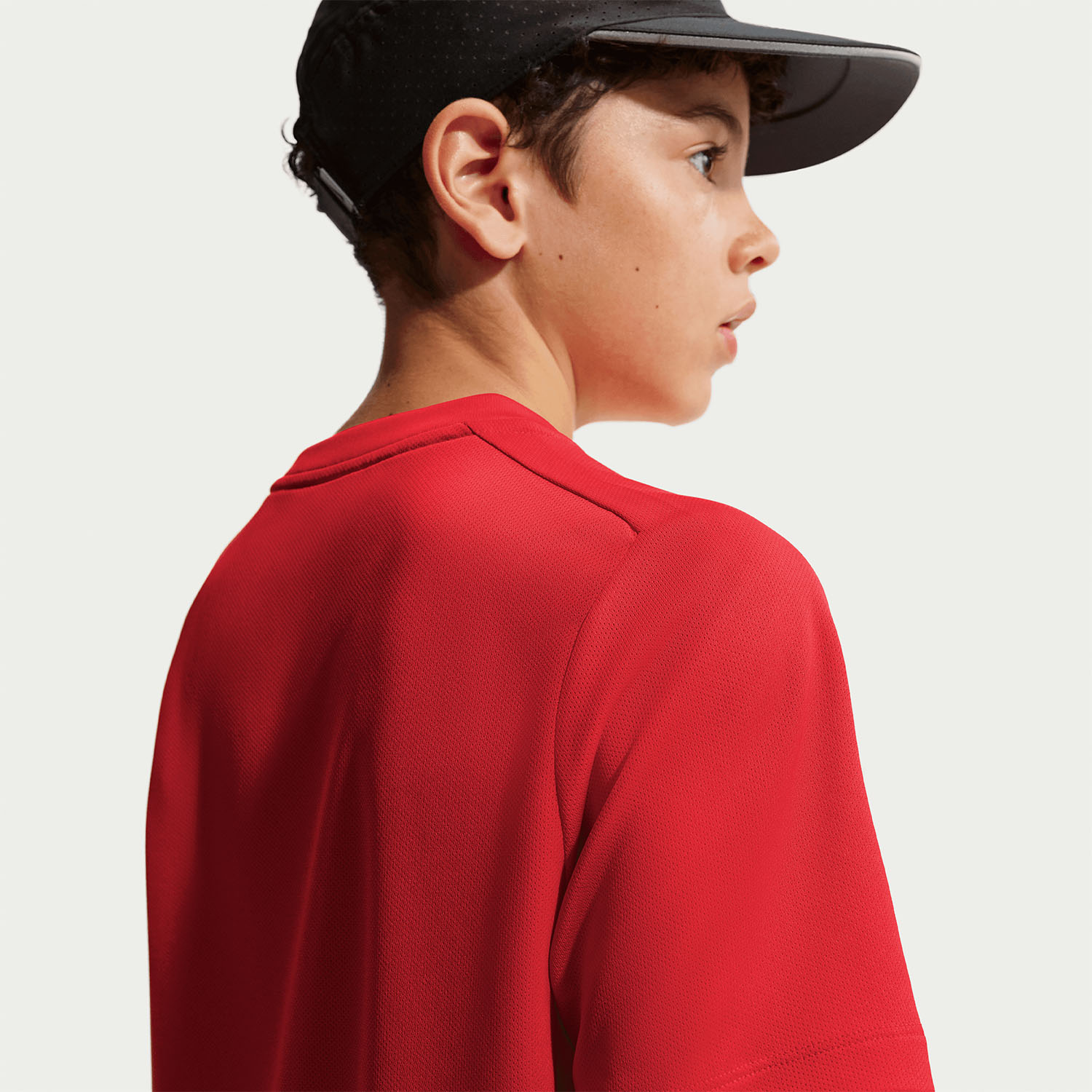 Nike Multi Swoosh Camiseta Niño - Light Crimson/White