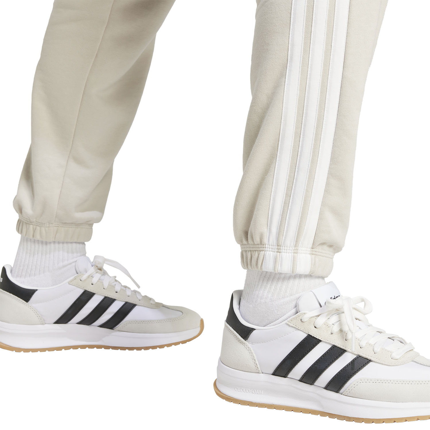 adidas 3 Stripes Essentials Pantalones - Wonder Alumina/White
