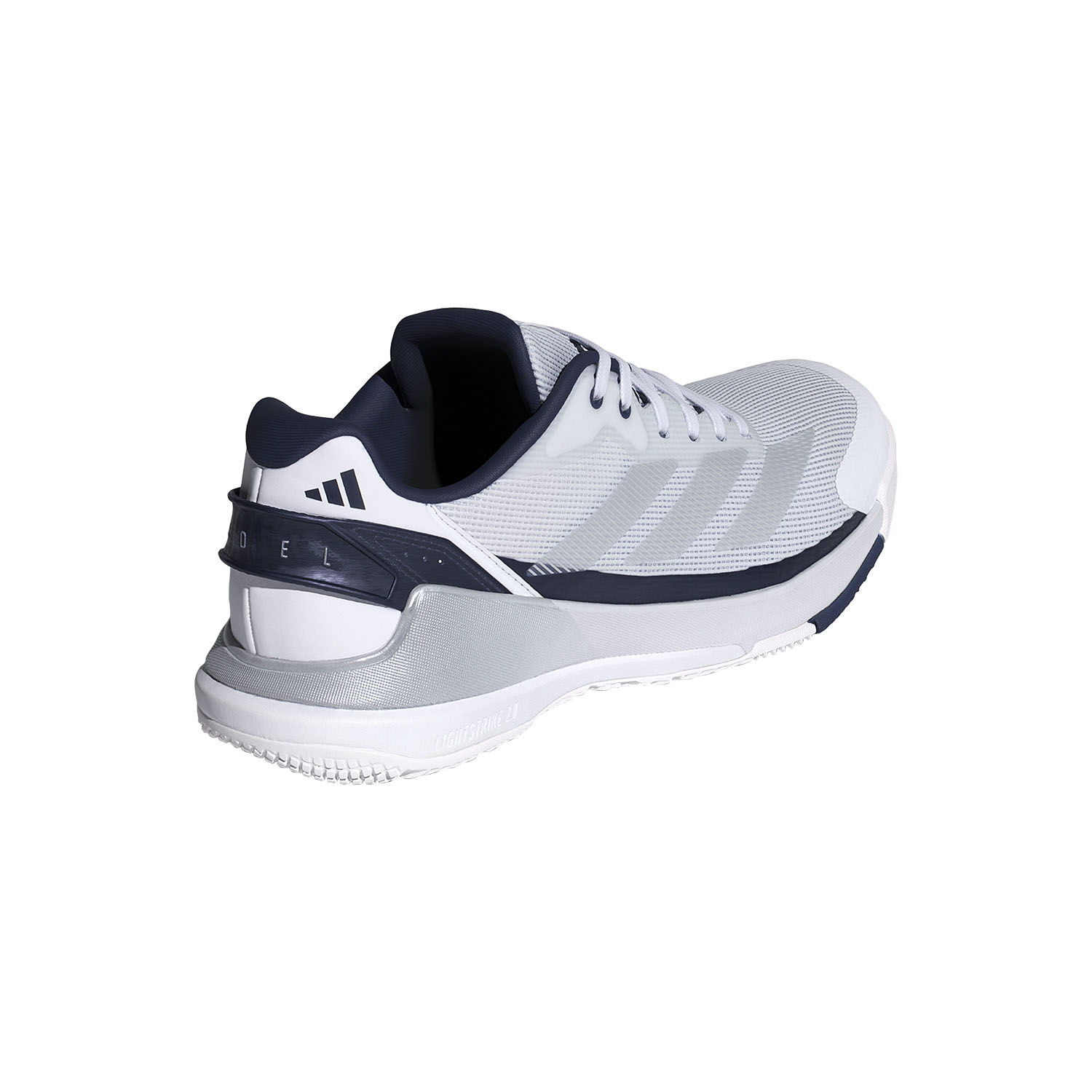 adidas Crazyquick LS Padel - FTWR White/Silver Metallic/Dark Blue