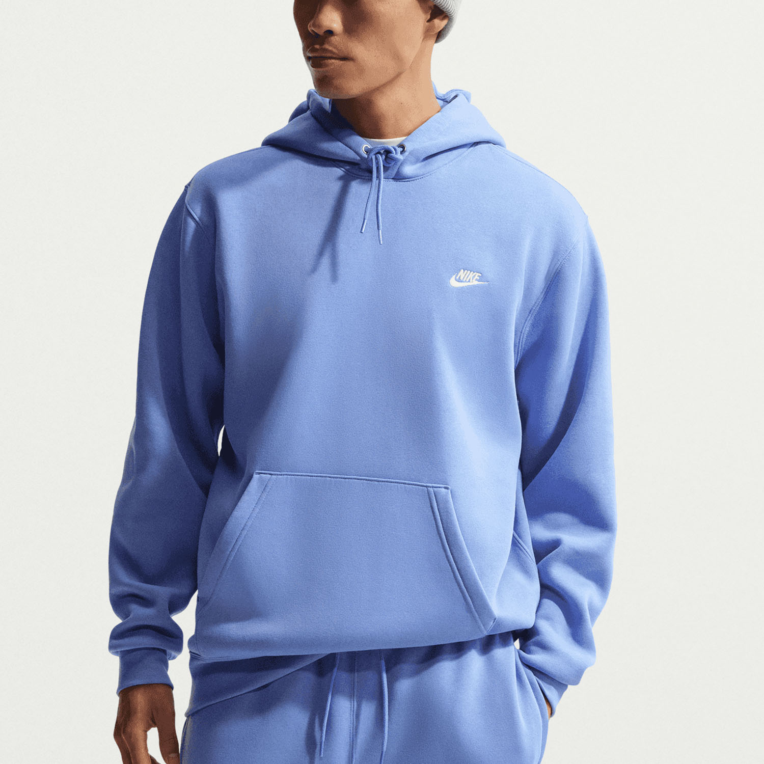 Nike Club Hoodie - Royal Pulse/White