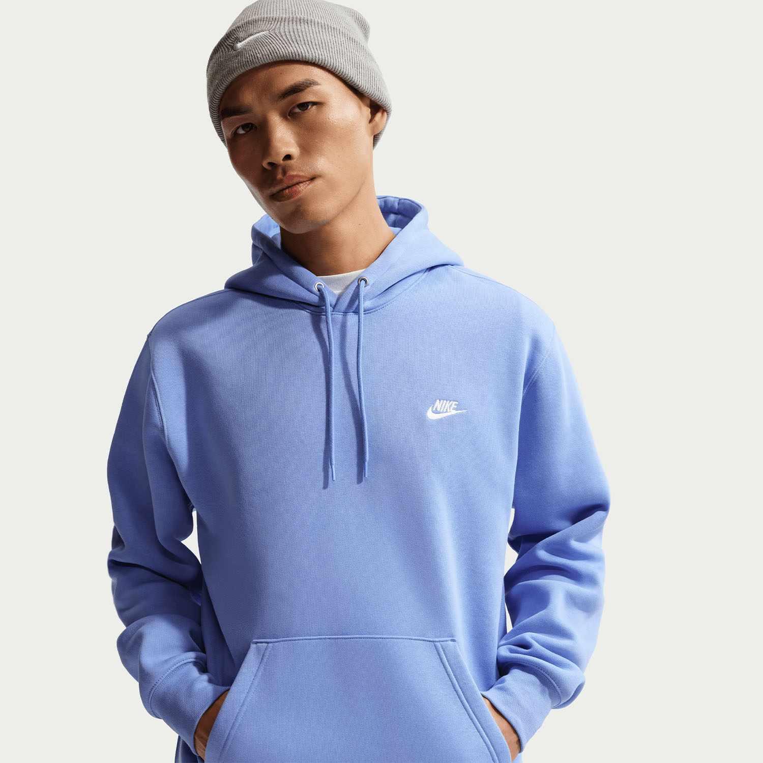 Nike Club Hoodie - Royal Pulse/White