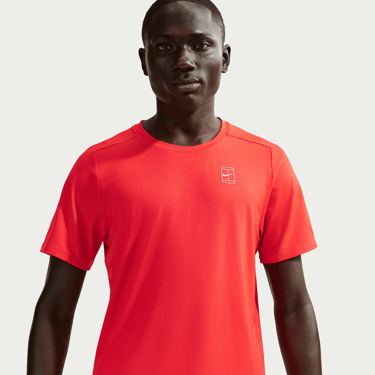 Nike Court Advantage Dri-FIT Maglietta - Chile Red/White
