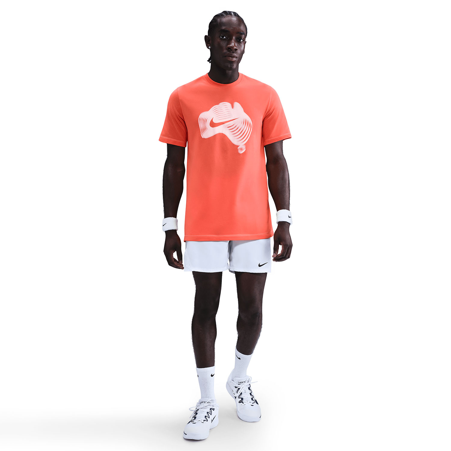 Nike Court Dri-FIT Camiseta - Turf Orange/Sail