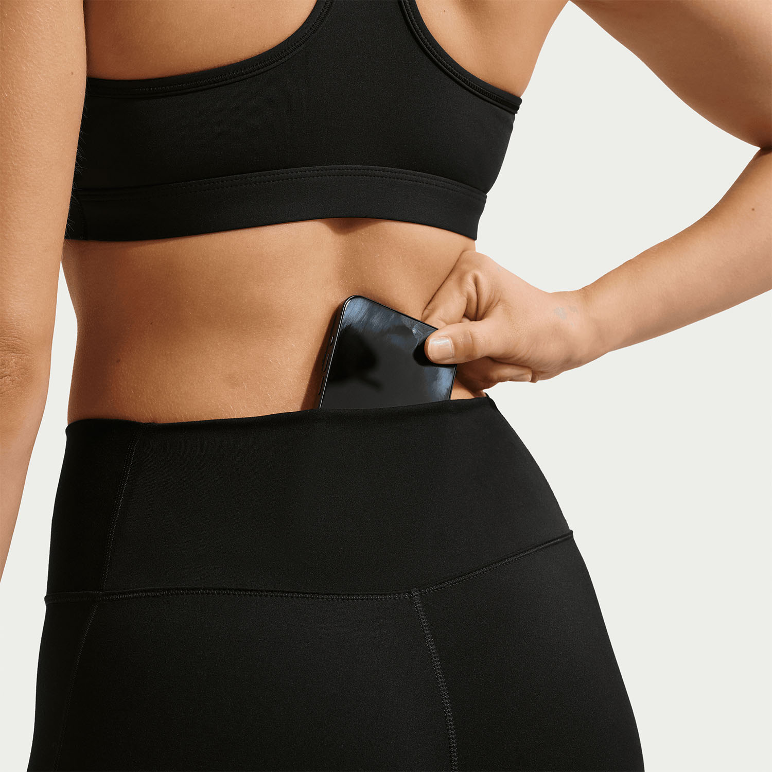 Nike One Logo 7/8 Tights - Black/White