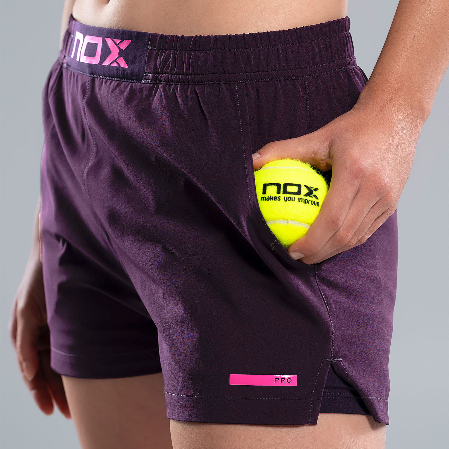 NOX Pro 2in Shorts - Deep Purple