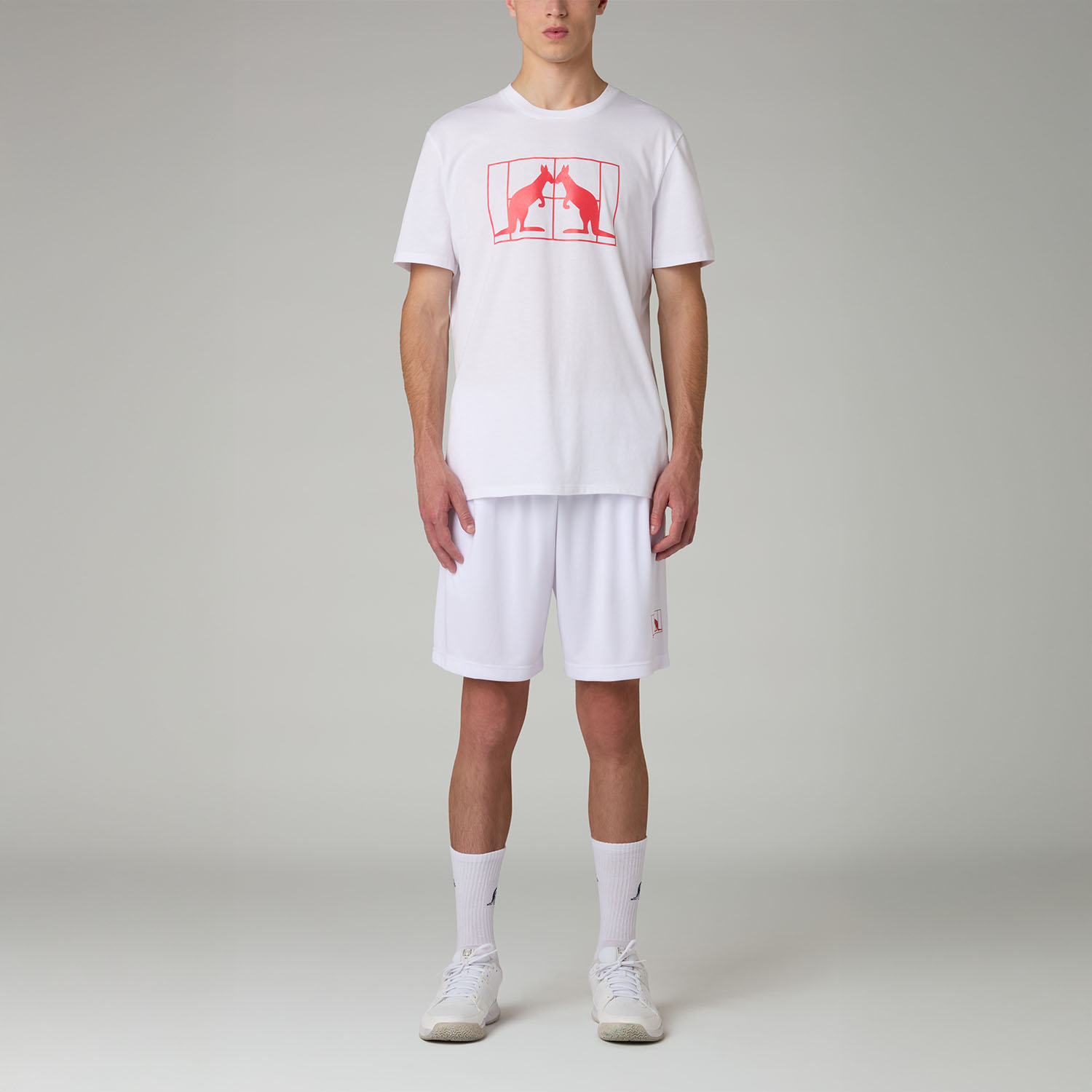 Australian Gemini Camiseta - Bianco/Rosso