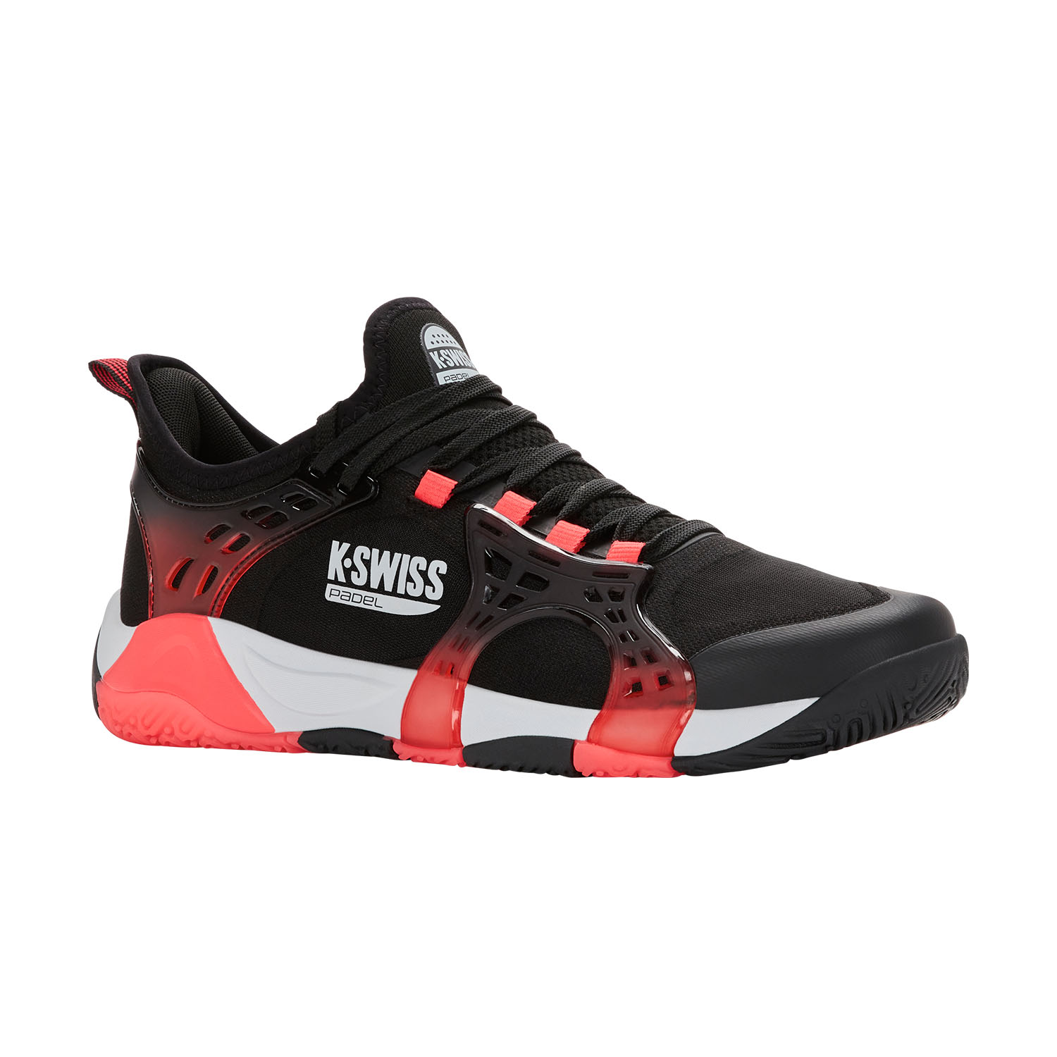 K-Swiss K-Frame Padel - Black/Micro Chip/Neon Lava