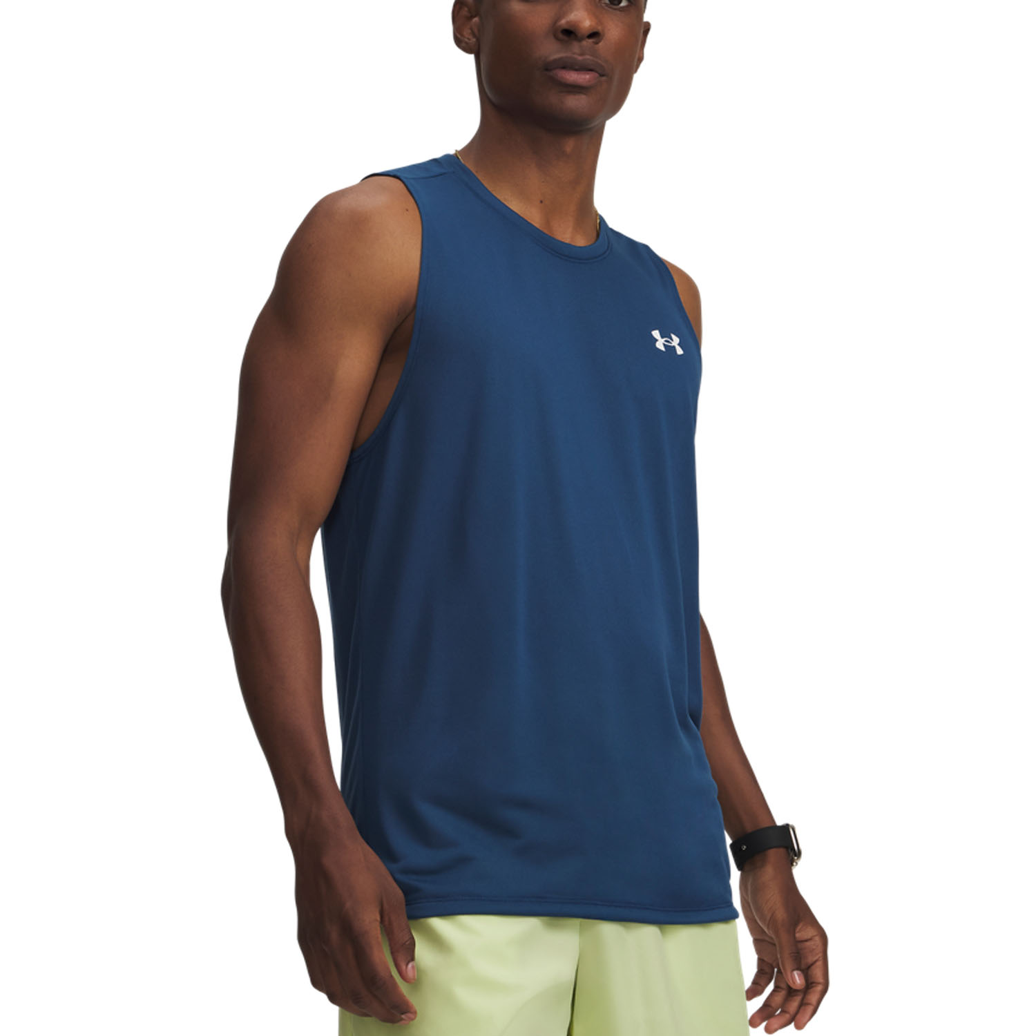 Under Armour Tech Canotta - Wham Blue/White