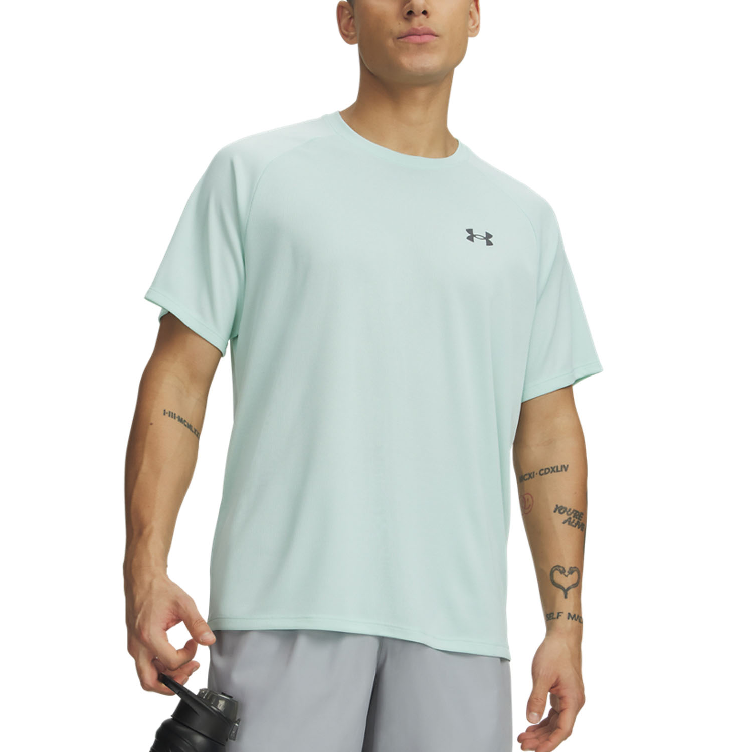 Under Armour Textured Maglietta - Refresh Mint/Castelrock