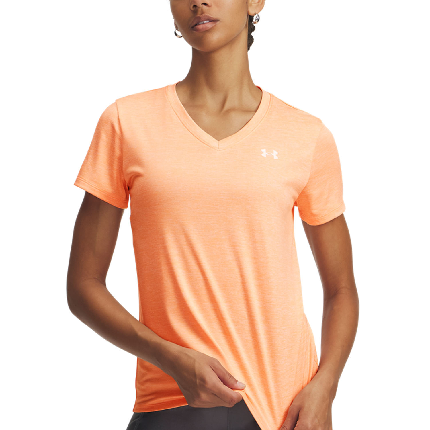 Under Armour Tech Twist Classic Maglietta - Orange Bloc/White