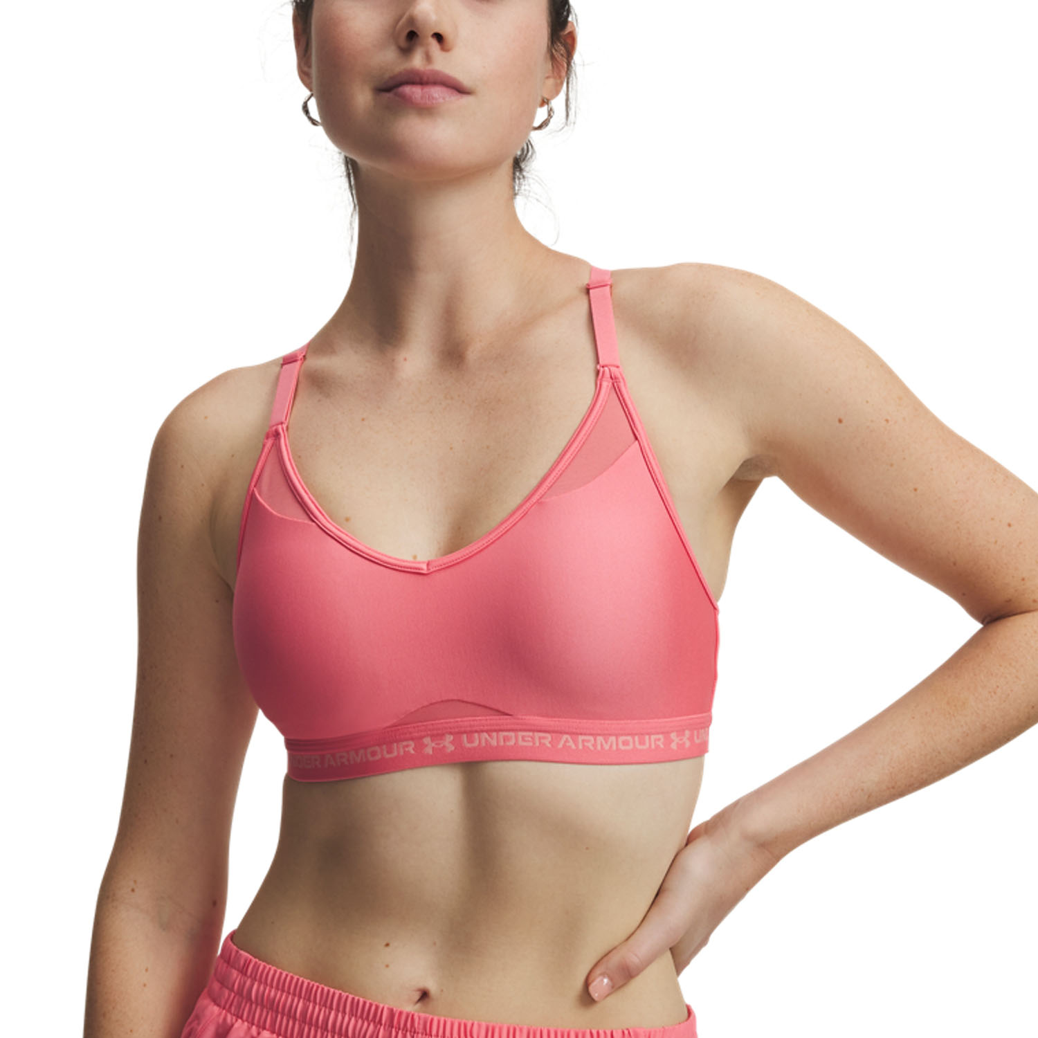 Under Armour Crossback Low Sujetador Deportivo - Bittersweet Pink/Posh Pink