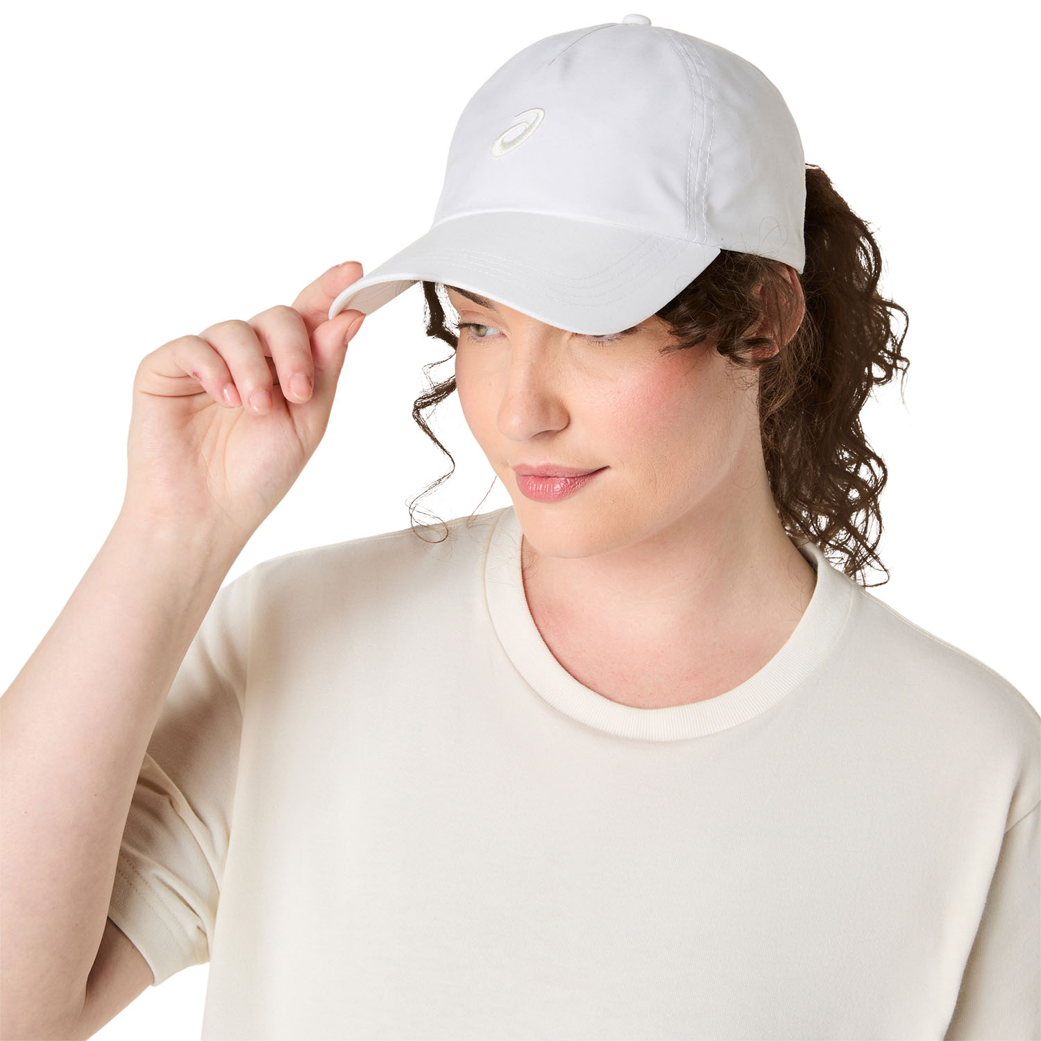 ASICS Essential Logo Gorra - Cream