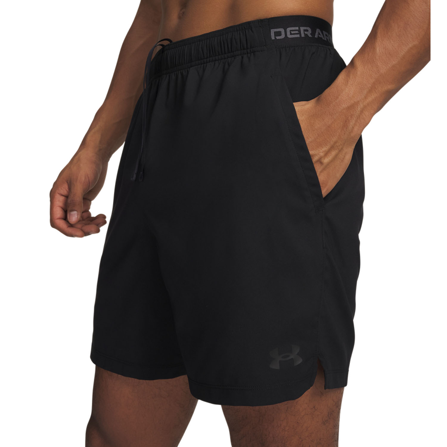 Under Armour Vanish Woven DC 6in Shorts - Black/Castlerock