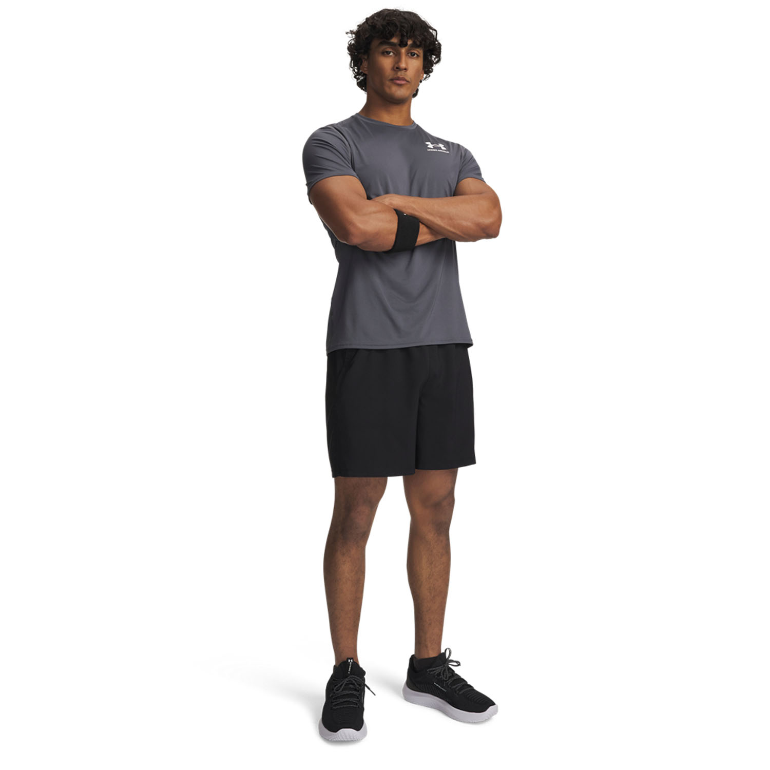 Under Armour Vanish Woven DC 6in Shorts - Black/Castlerock