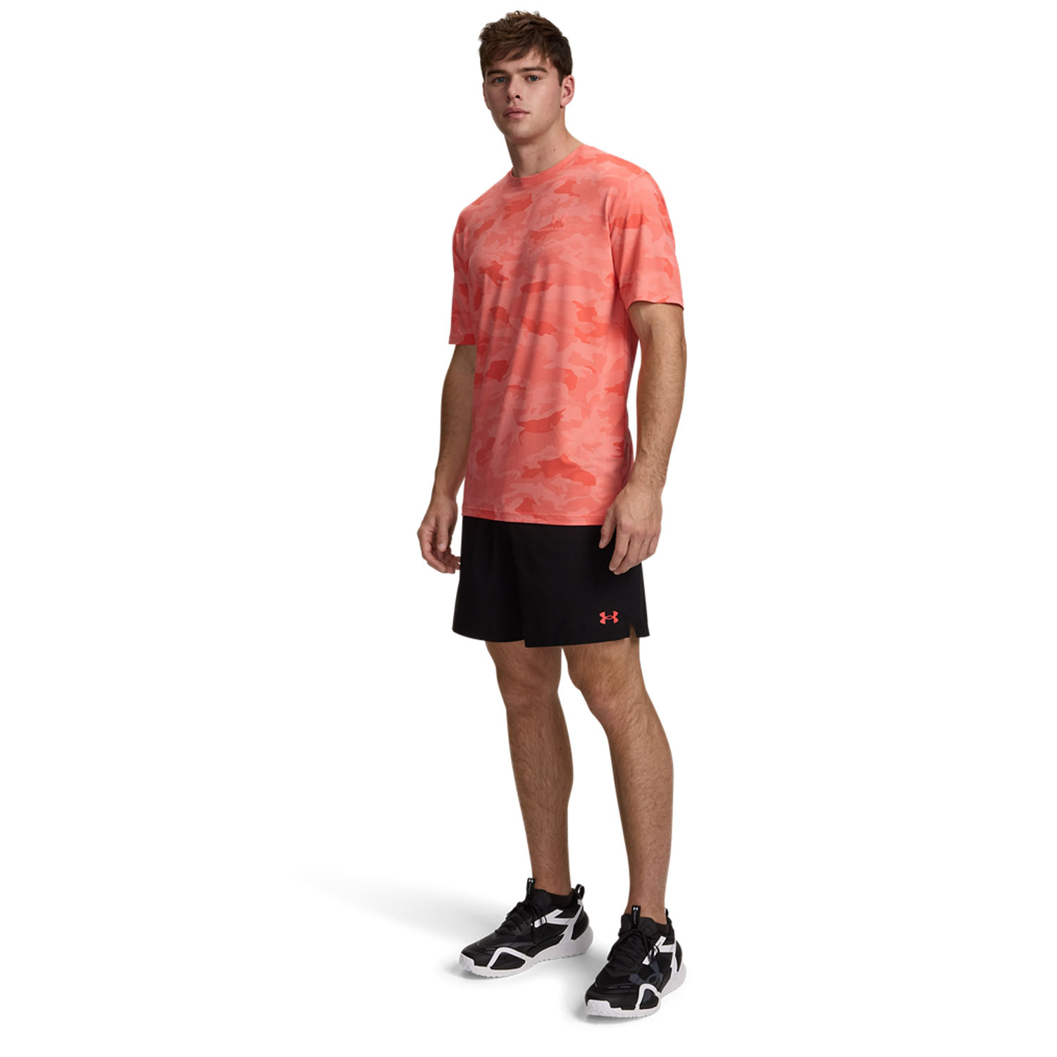 Under Armour Vanish Woven DC 6in Shorts - Ultimate Black/Venom Red