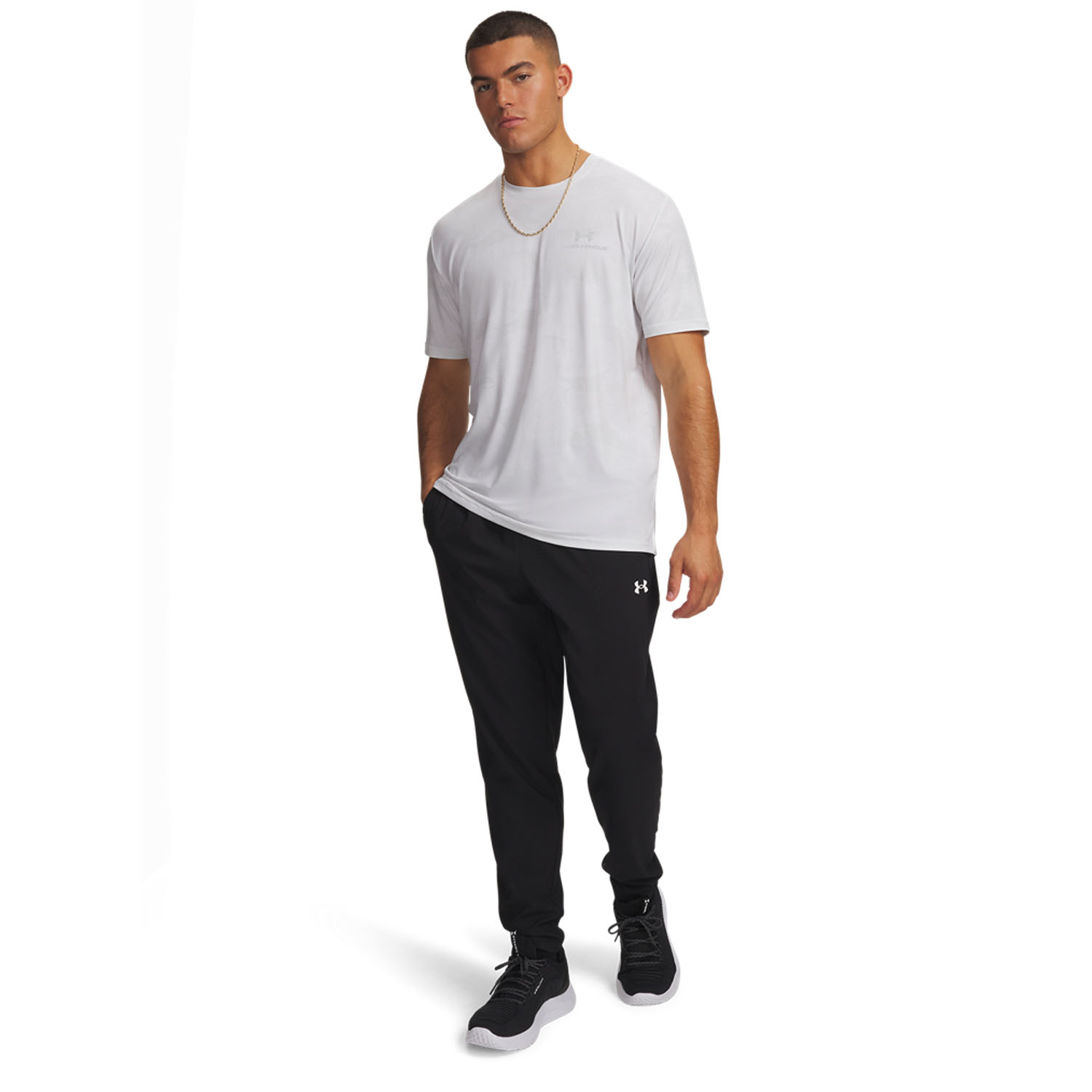 Under Armour Vanish Club Pantalones - Black/White