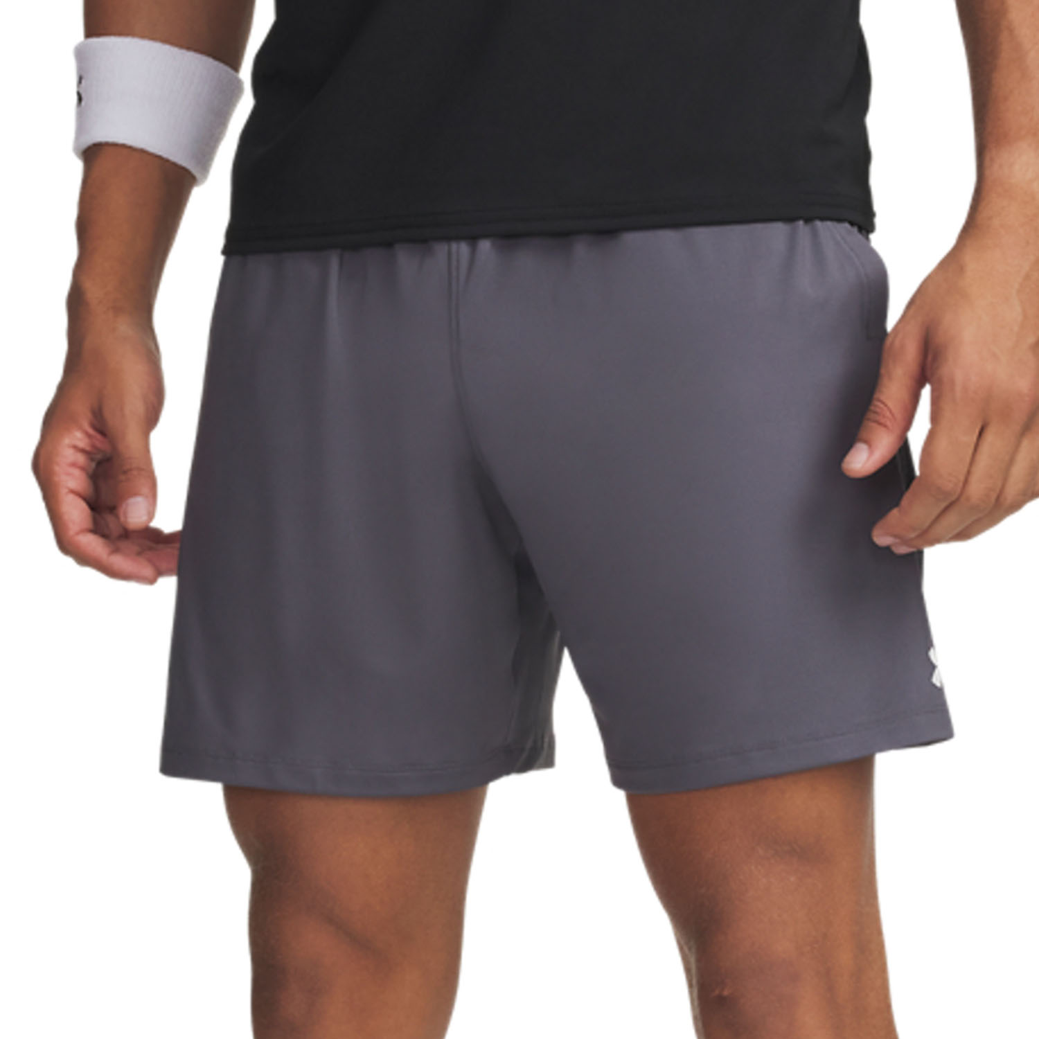 Under Armour Tech Vent 7in Shorts - Castlerock/White
