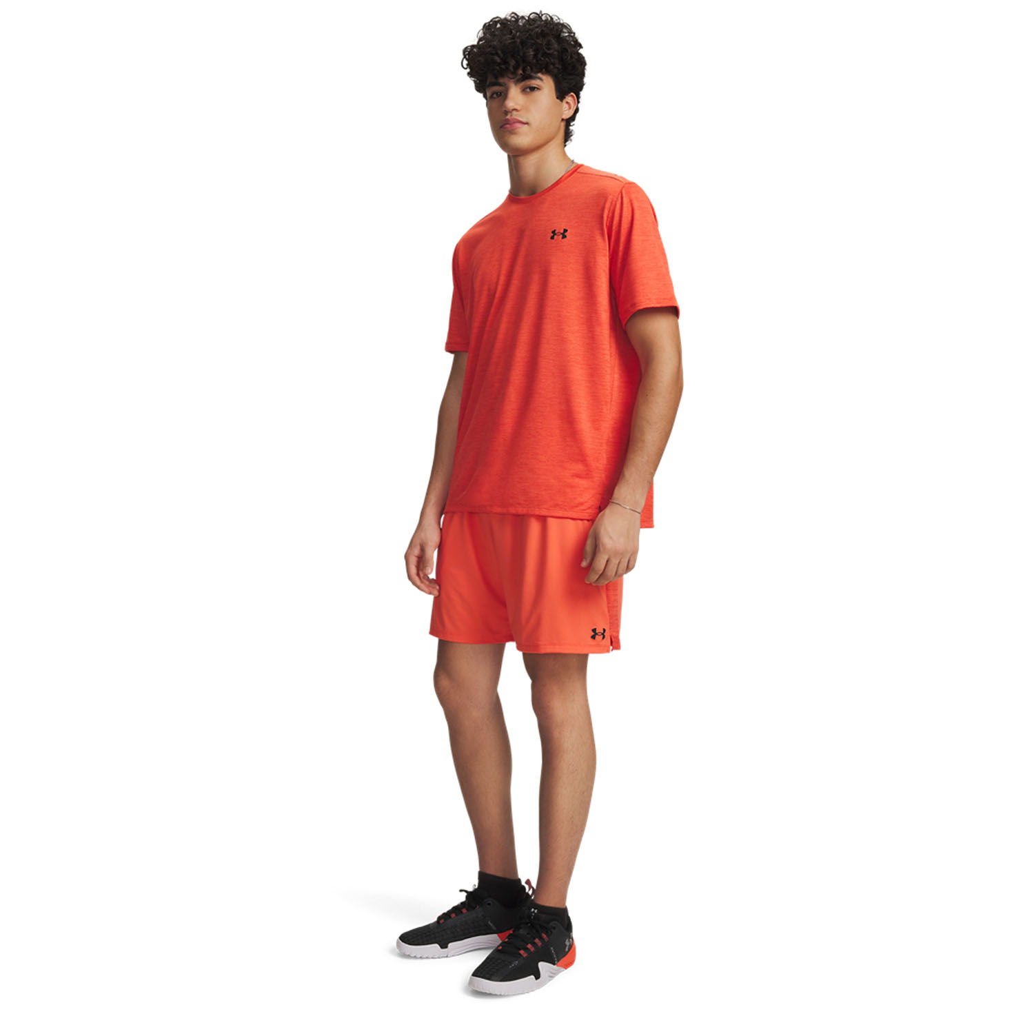 Under Armour Tech Vent 7in Shorts - Venom Red/Black