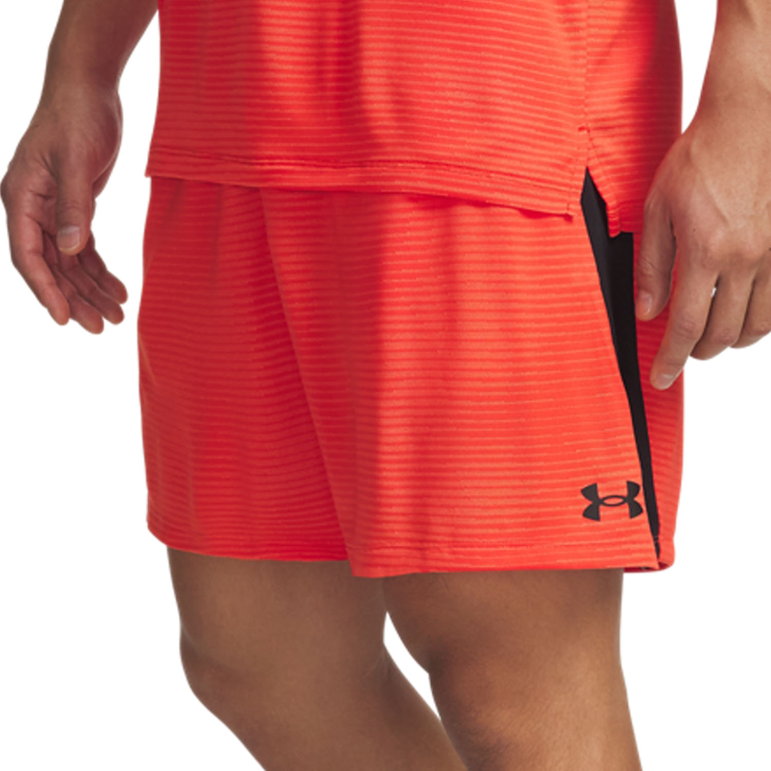 Under Armour Tech Vent VHS 7in Shorts - Venom Red/Black