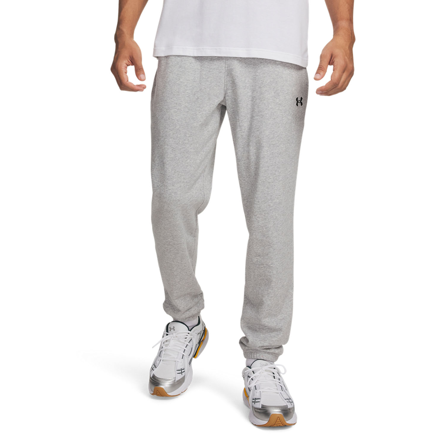 Under Armour Rival Pantalones - Mod Gray Light Heather/Black