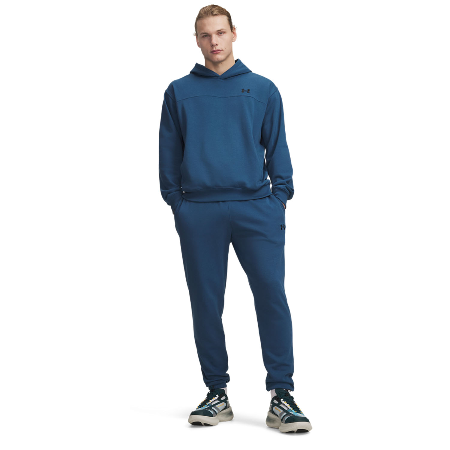 Under Armour Rival Pantalones - Wham Blue/Black