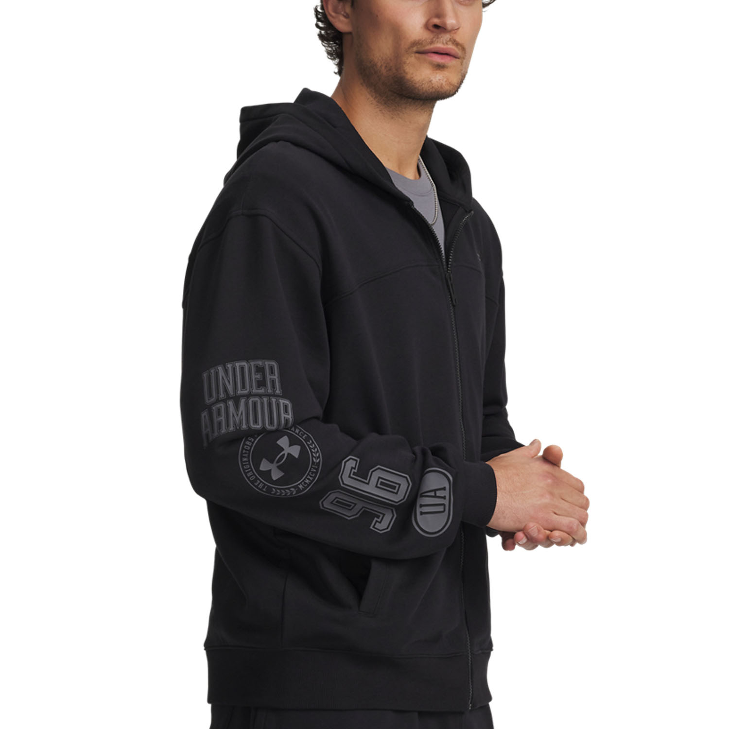 Under Armour Rival Graphic Felpa - Black