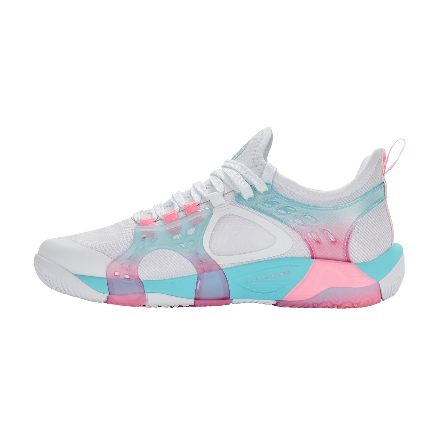 K-Swiss K-Frame Padel - White/Soft Neon Blue/Neon Bubble Gum