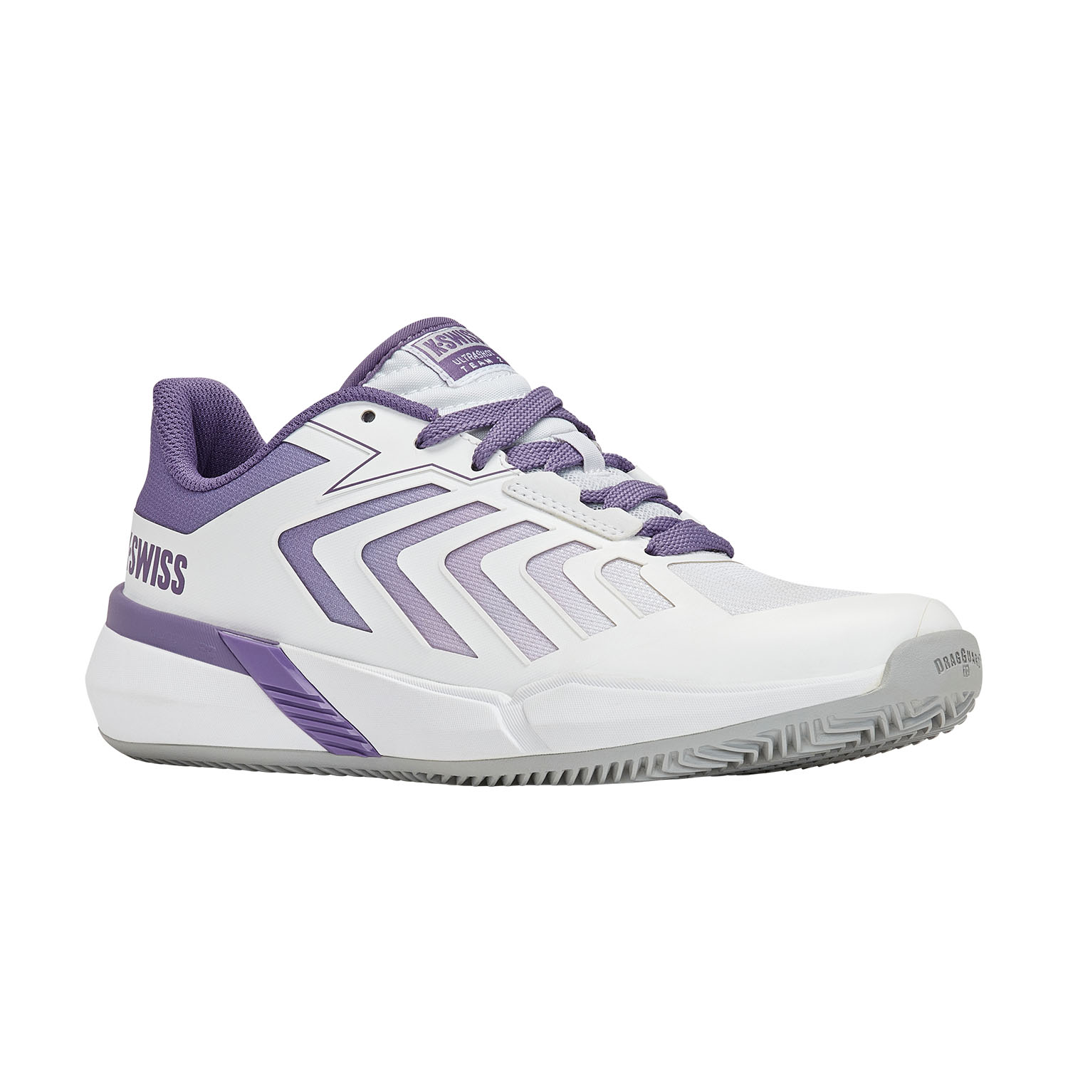 K-Swiss Ultrashot Team 2 Clay - White/Purple Haze/Lunar Rock