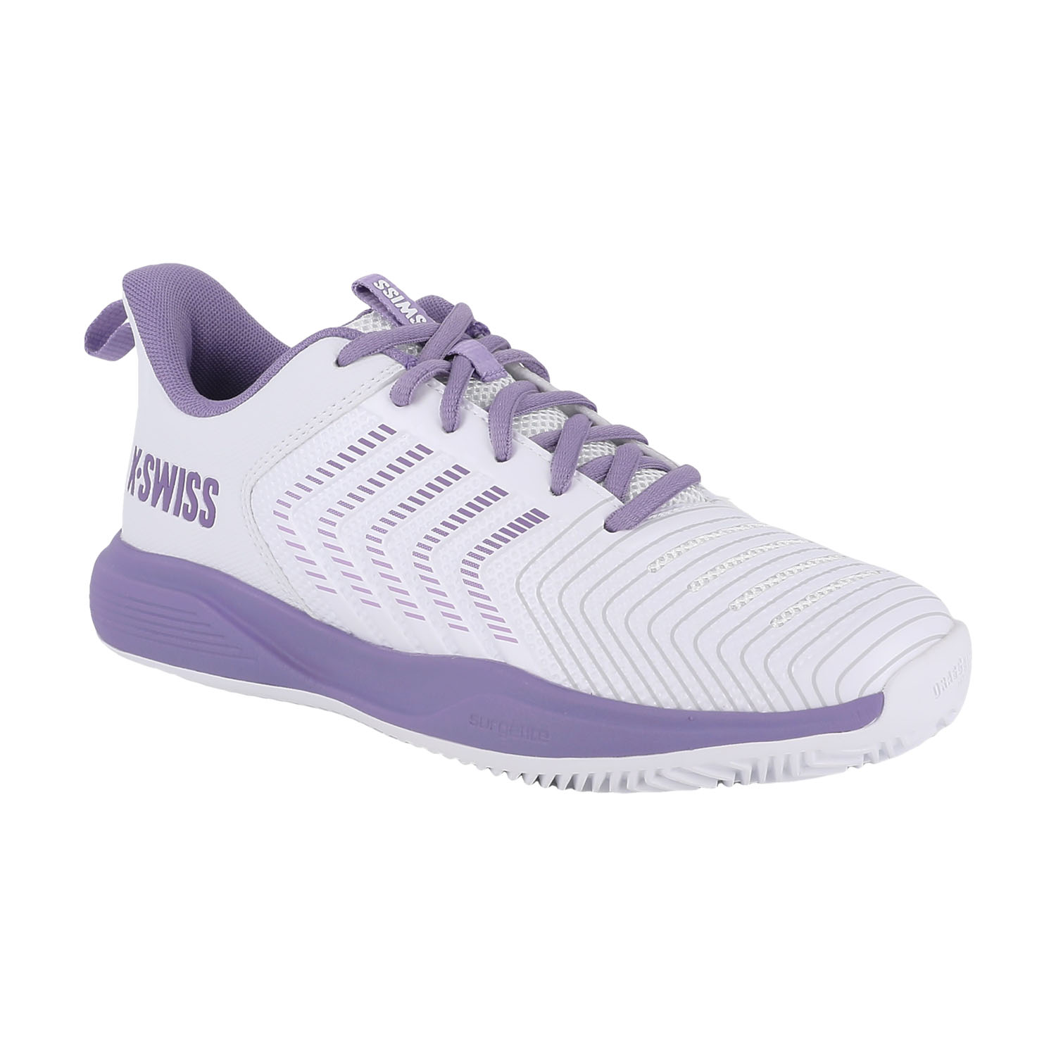 K-Swiss Ultrashot Light Clay - White/Purple Haze/Neon Lavender